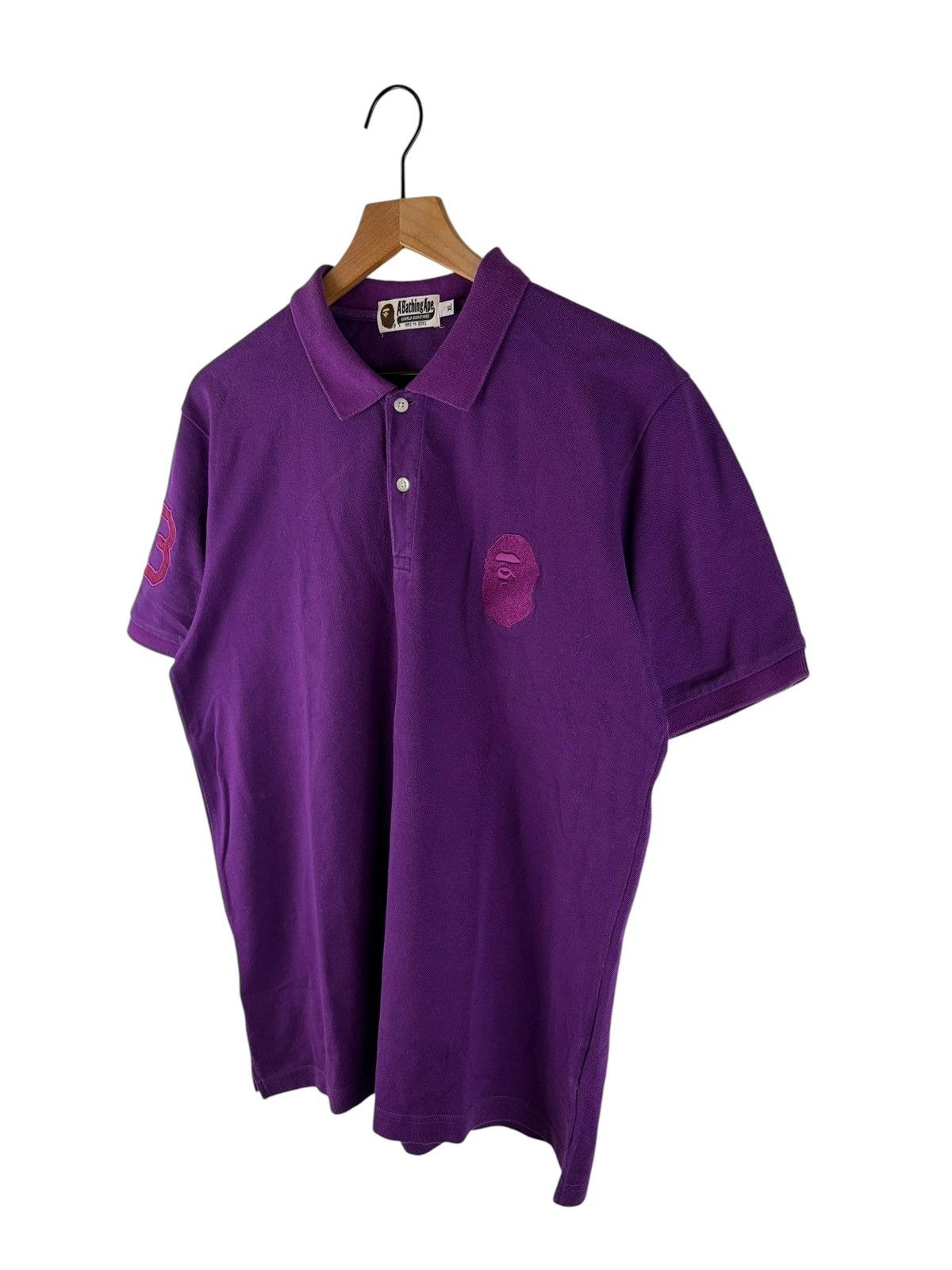Bape Bape Head Logo Polo Size US L / EU 52-54 / 3 - 2 Thumbnail