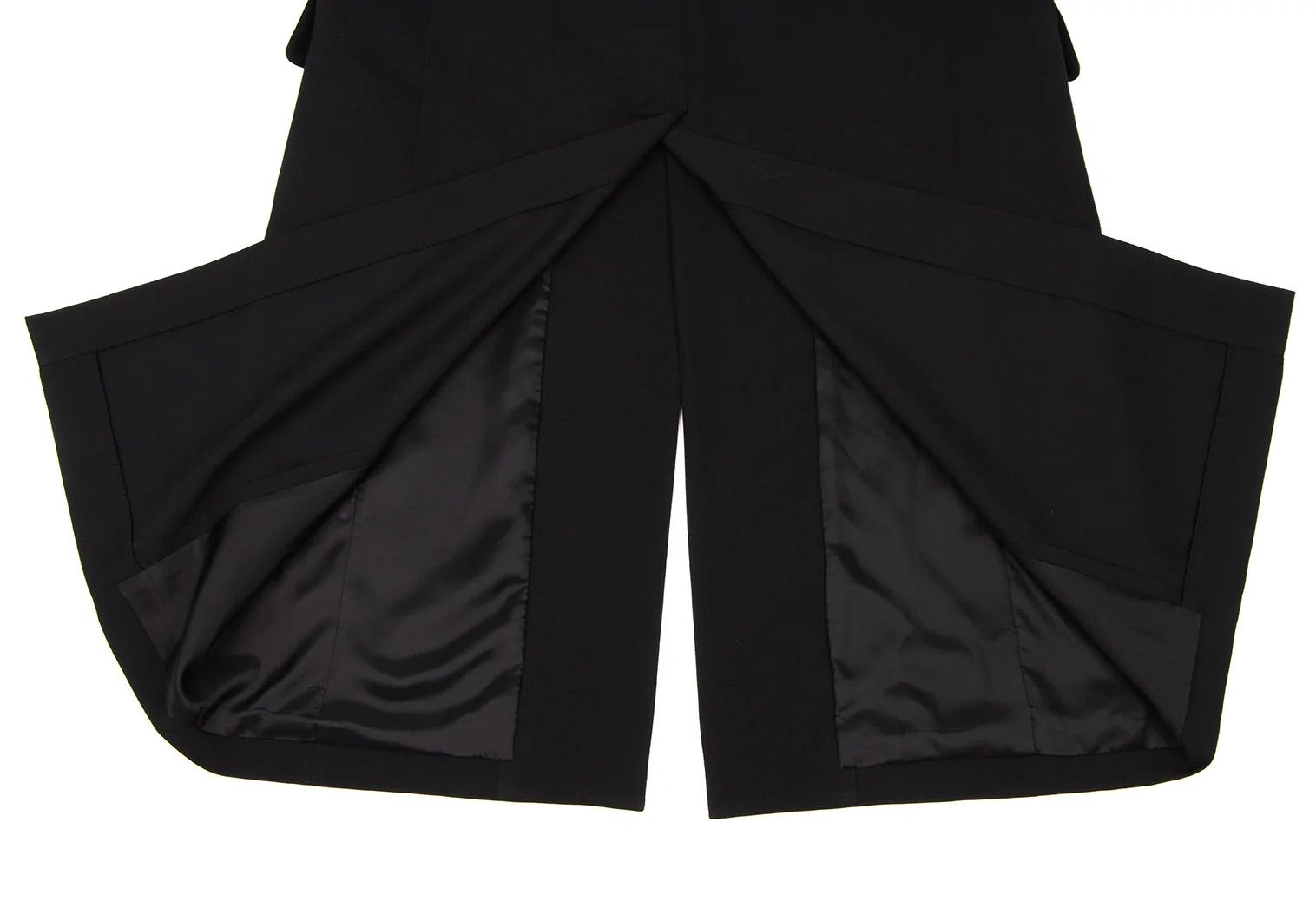 Yohji Yamamoto Yohji Yamamoto Wool Gabardine Long Jacket Size US XL / EU 56 / 4 - 12 Thumbnail