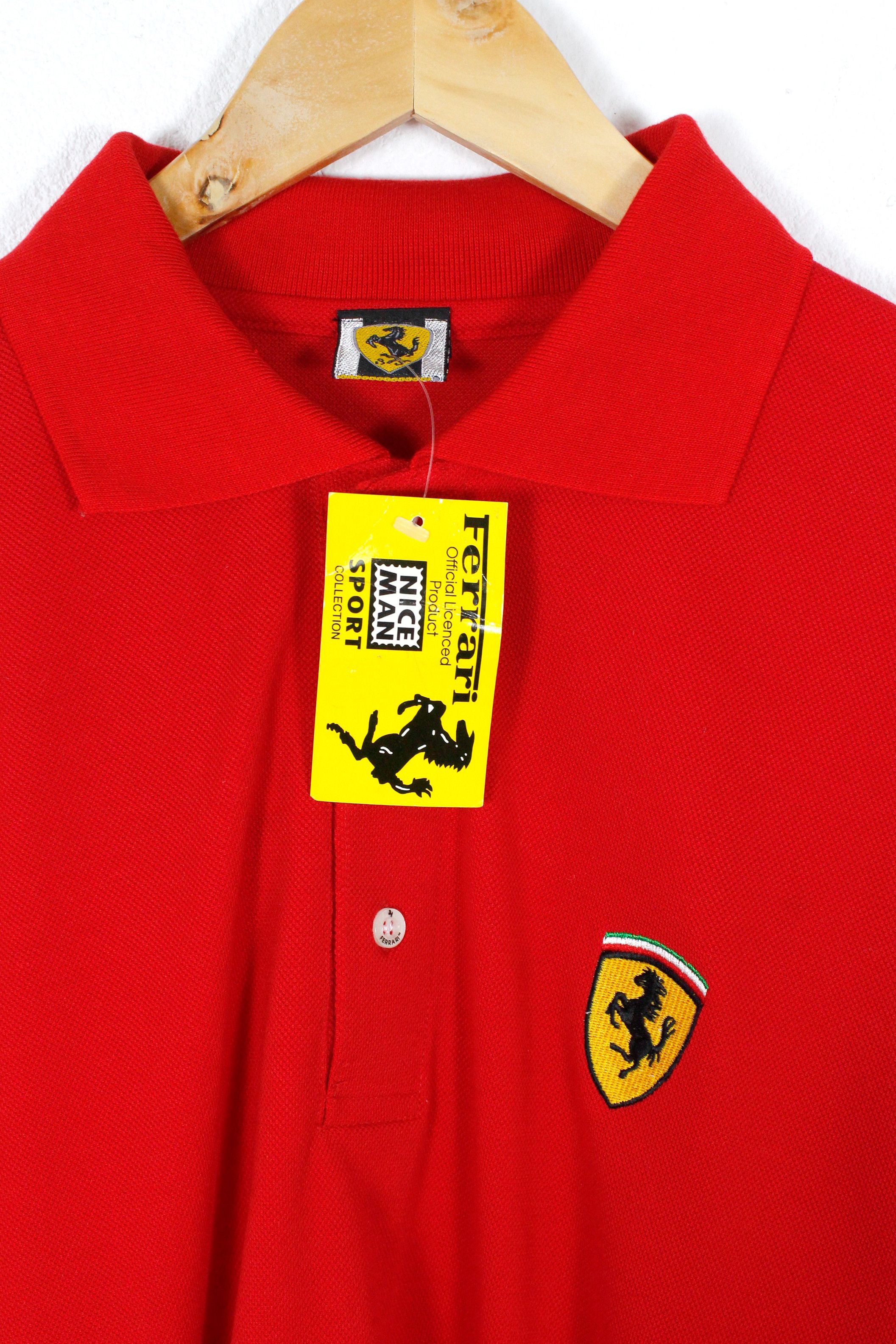 Ferrari × Vintage Vintage Ferrari Racing Polo Shirt 90s Size US XXL / EU 58 / 5 - 2 Thumbnail