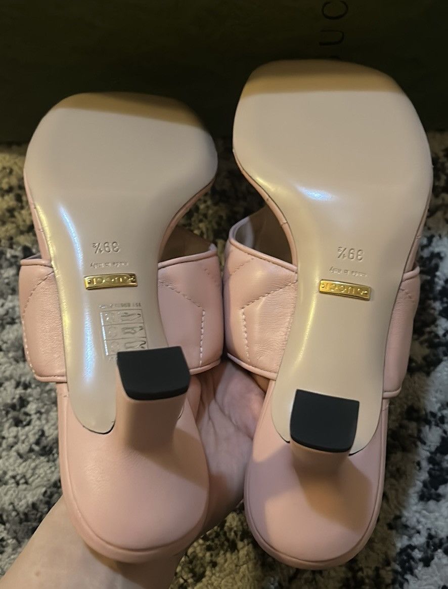 Gucci Gucci Double G Thong Sandal Mules Perfect Pink size 39.5 Size US 9.5 / IT 39.5 - 7 Thumbnail