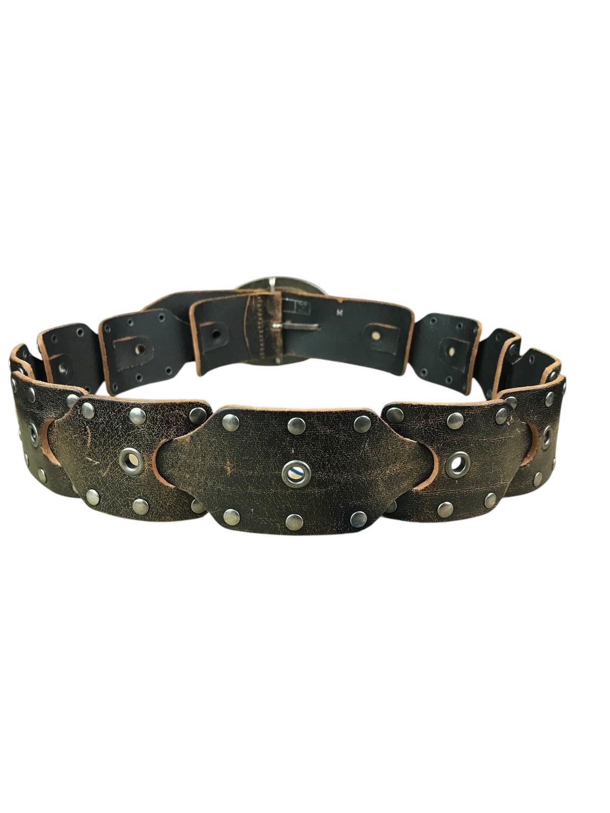 Max Mara × Sportmax STUDDED LEATHER WAIST BELT STEAMPUNK SPORTMAX BY MAX MARA Size ONE SIZE - 3 Thumbnail