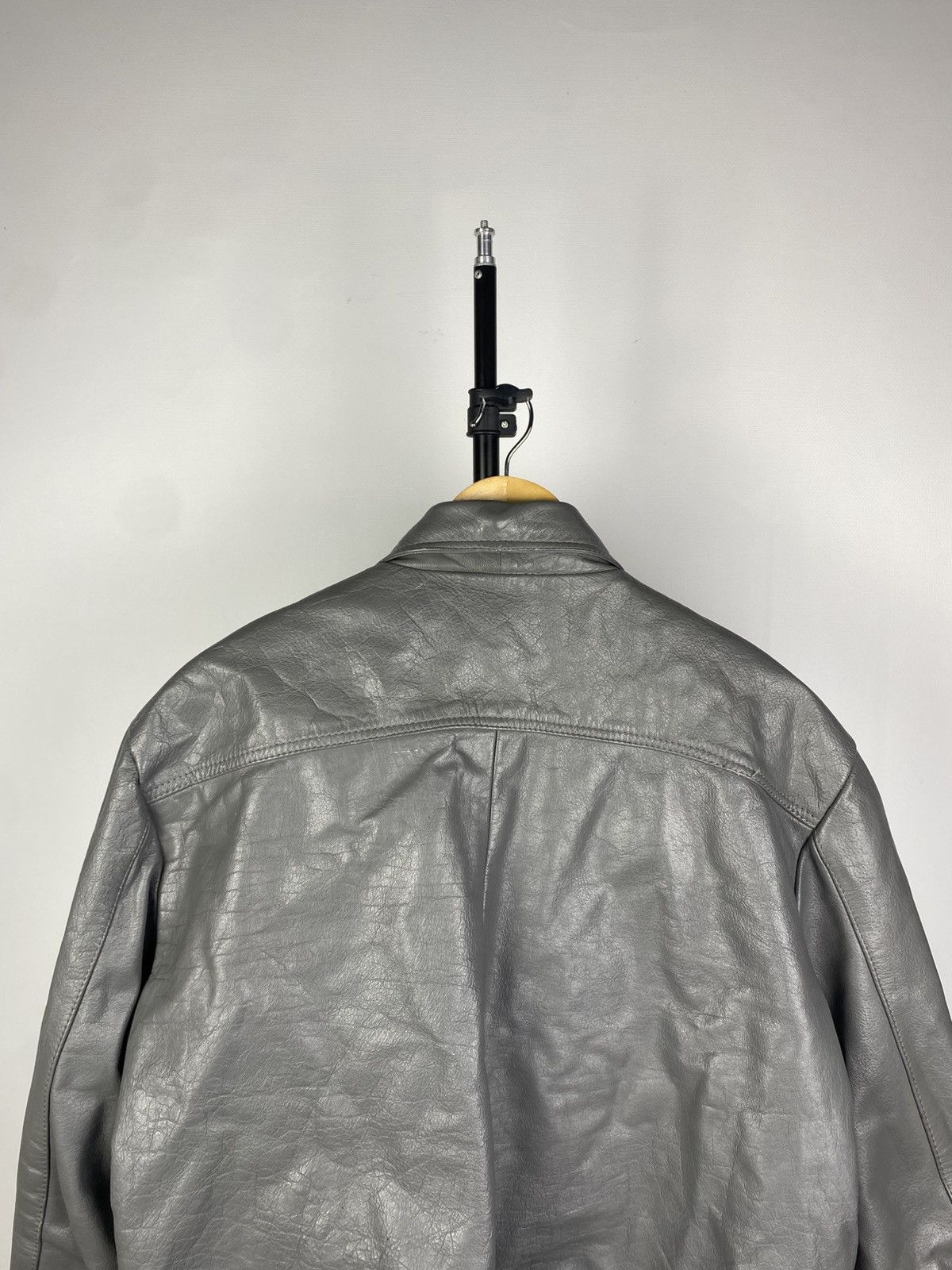 Leather × Vintage Vintage Genuine Leather MOTO Bomber Jacket Rock Punk Size US M / EU 48-50 / 2 - 9 Thumbnail