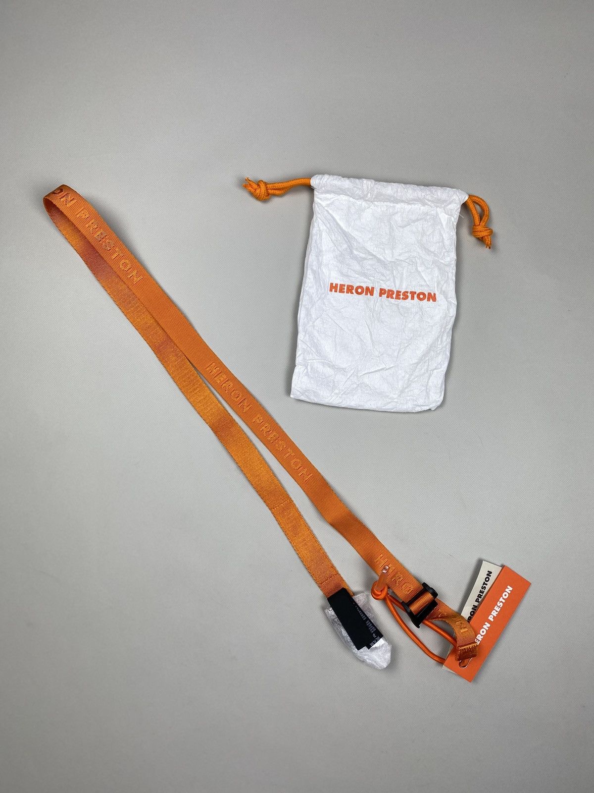 Heron Preston BNWT! Heron Preston Tiny Tape Magnetic Belt one size orange Size ONE SIZE - 6 Thumbnail