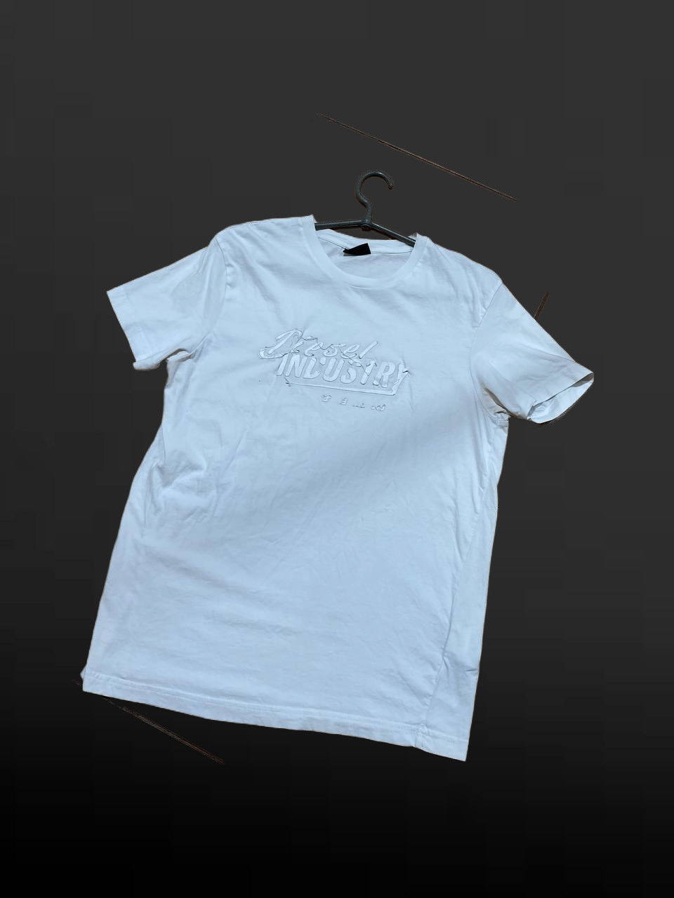 Diesel DIESEL MENS CREW NECK TAPE LOGO TSHIRT CASUAL DESIGNER Size US M / EU 48-50 / 2 - 1 Thumbnail