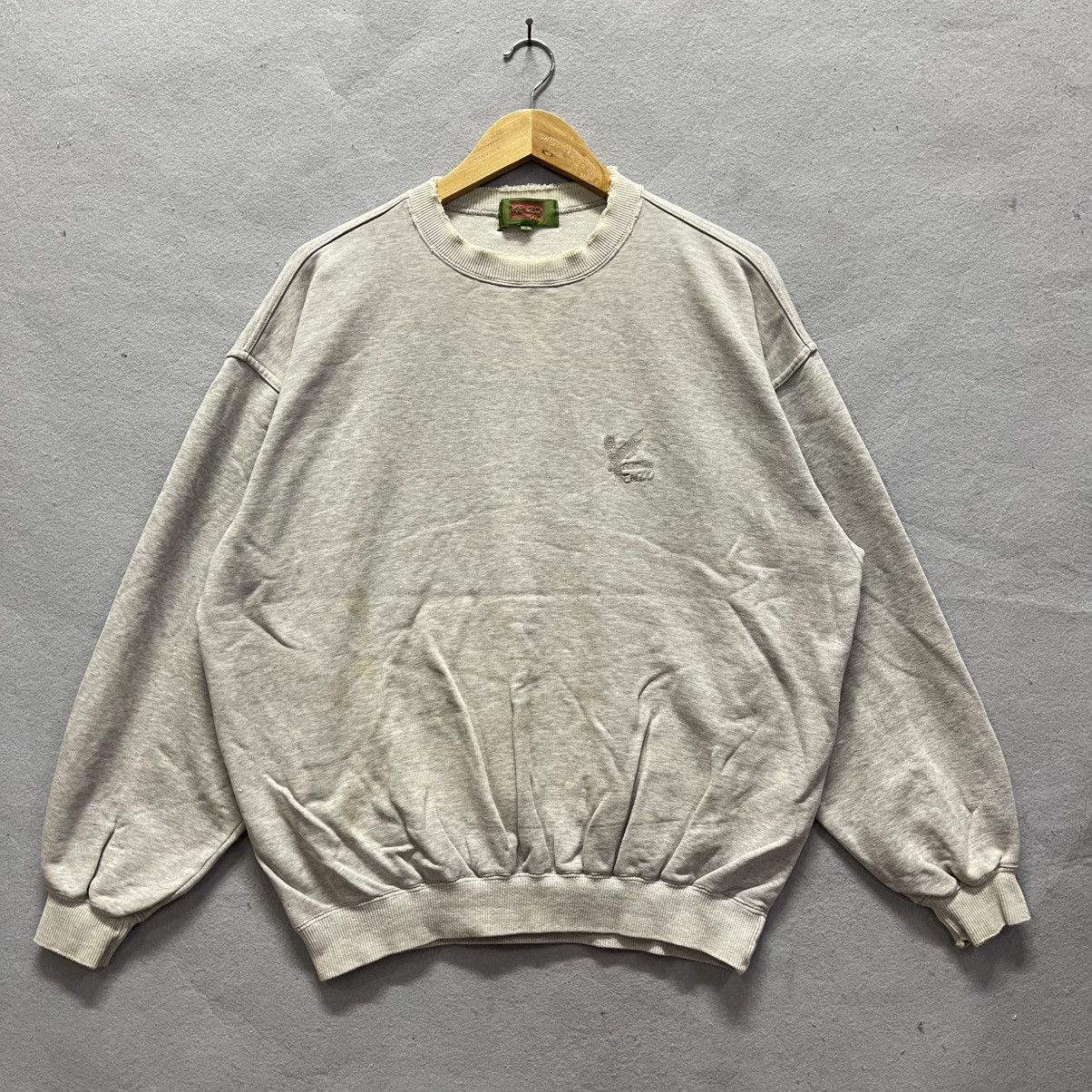 Kenzo Vintage 90s Kenzo Golf Japan Grey Logo Sweatshirt Size US L / EU 52-54 / 3 - 4 Thumbnail
