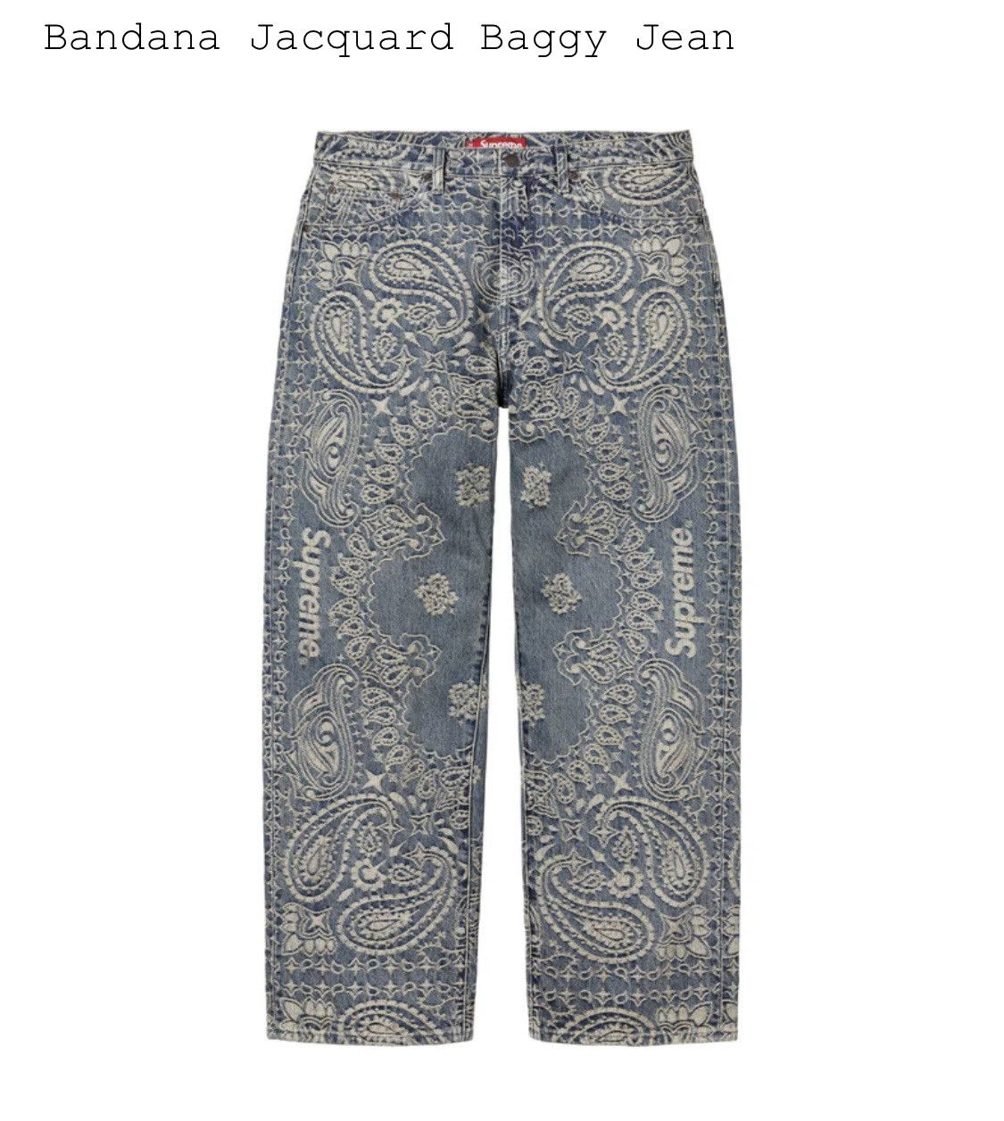 Streetwear × Supreme Supreme Baggy Jeans - Dirty Indigo | Grailed