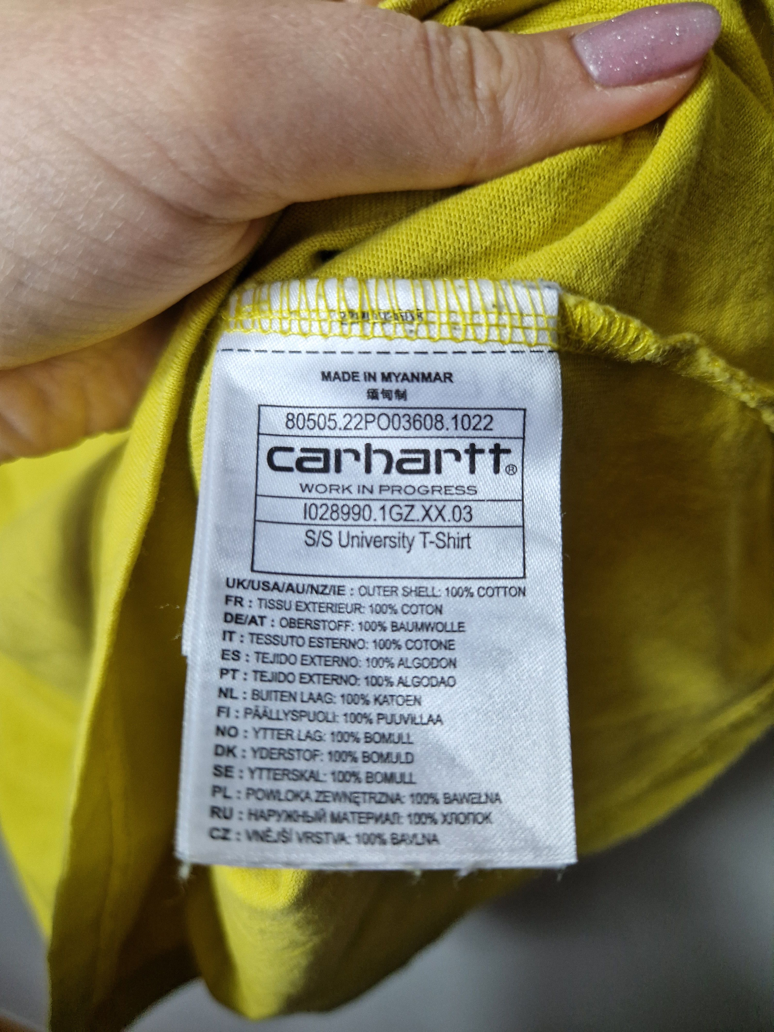 Carhartt × Carhartt Wip Carhartt big logo tee t-shirt Size US L / EU 52-54 / 3 - 7 Thumbnail
