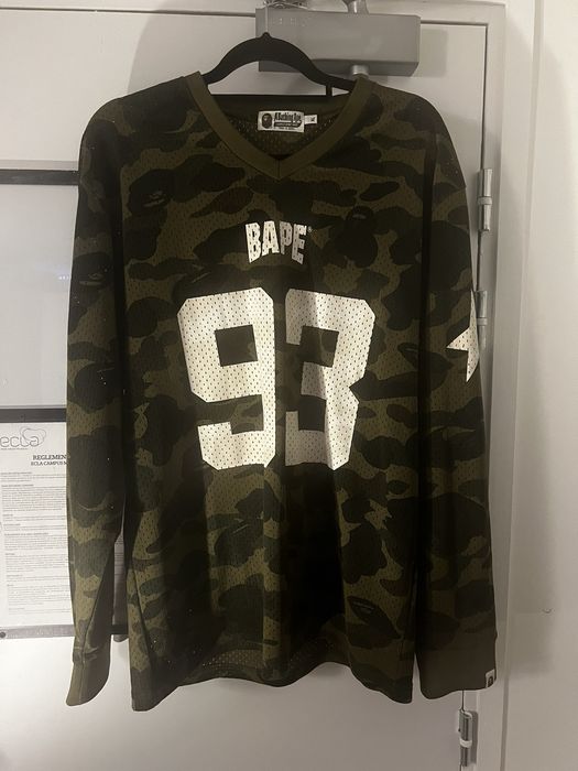 Bape 1st Camo Mesh Long Sleeve Tee | Grailed