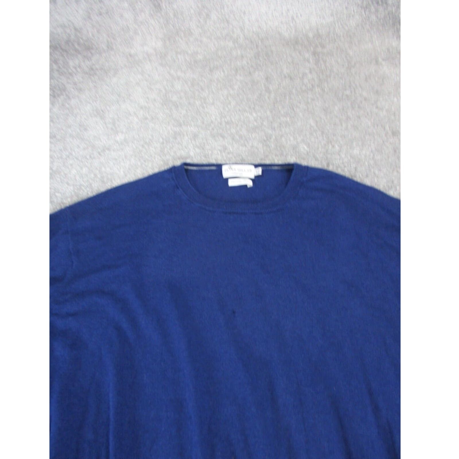 Peter Millar Peter Millar Soft Blue Cotton Crewneck Sweater Mens Large Pullover Size US L / EU 52-54 / 3 - 2 Thumbnail