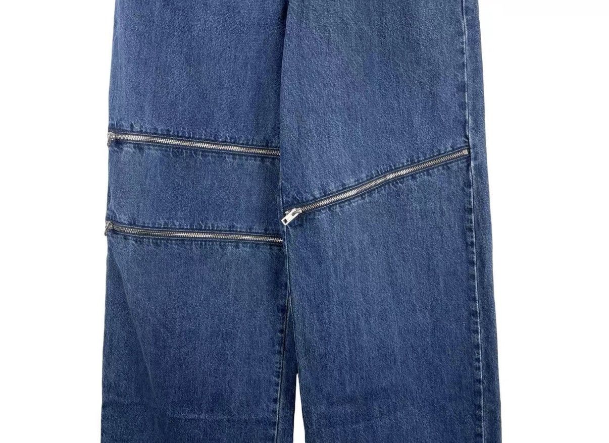 Helmut Lang Helmut Lang Zip Wide-Leg Jeans J31 Size US 32 / EU 48 - 4 Thumbnail