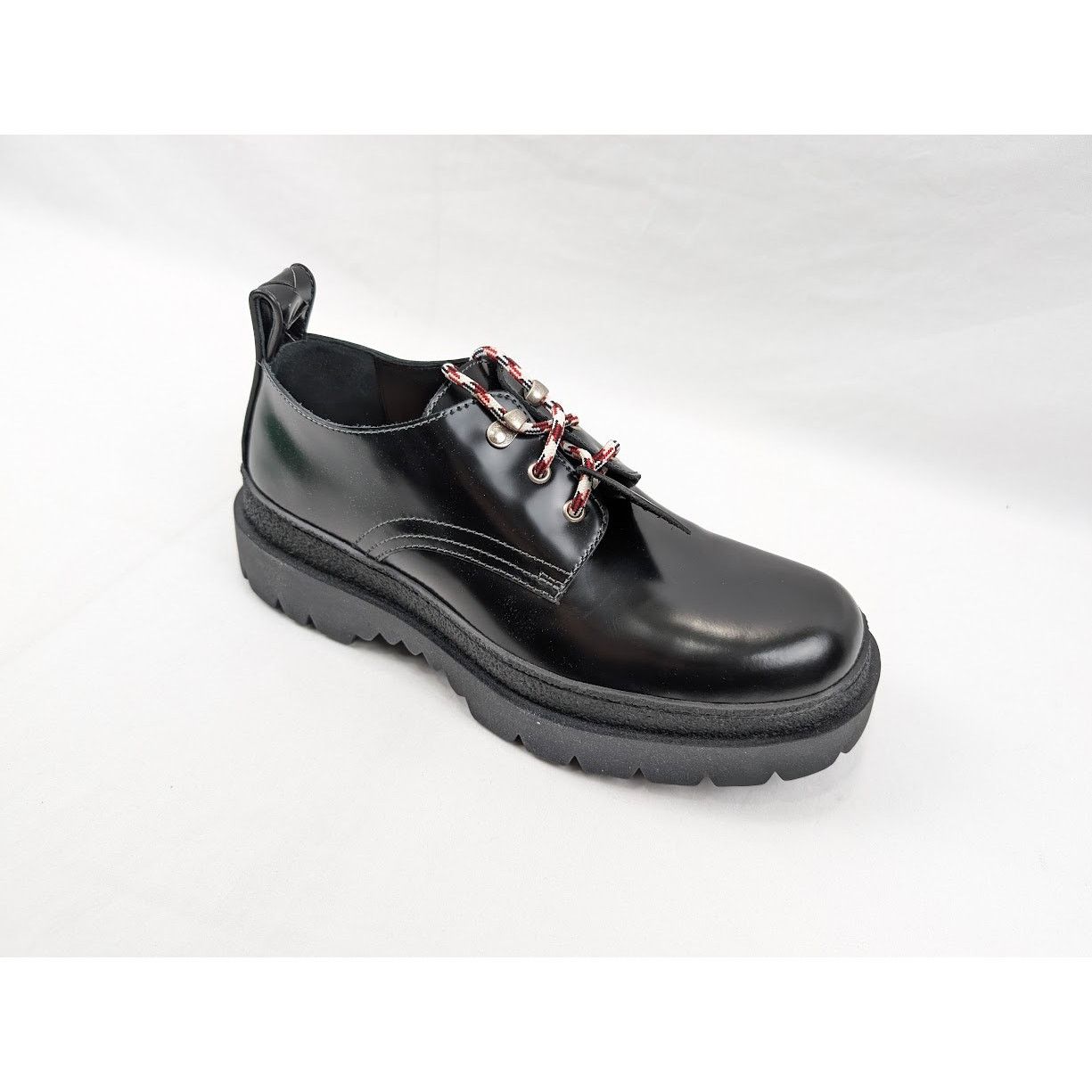 Bottega Veneta o1rshd1 Q:2 / Highway Lace Up Shoes Texas Calf in Black Size US 11 / EU 44 - 2 Thumbnail