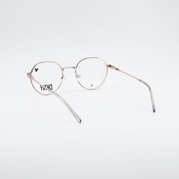 DKNY DKNY DK1032 770 Eyeglasses Rose Gold 48mm Round Frame Size ONE SIZE - 3 Thumbnail