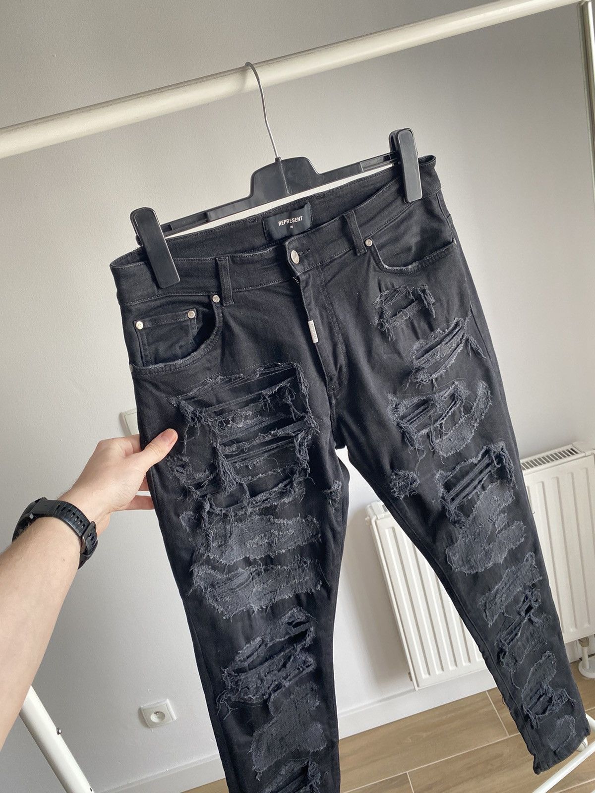 Represent Clo. Represent Distressed Pants Size US 34 / EU 50 - 4 Thumbnail