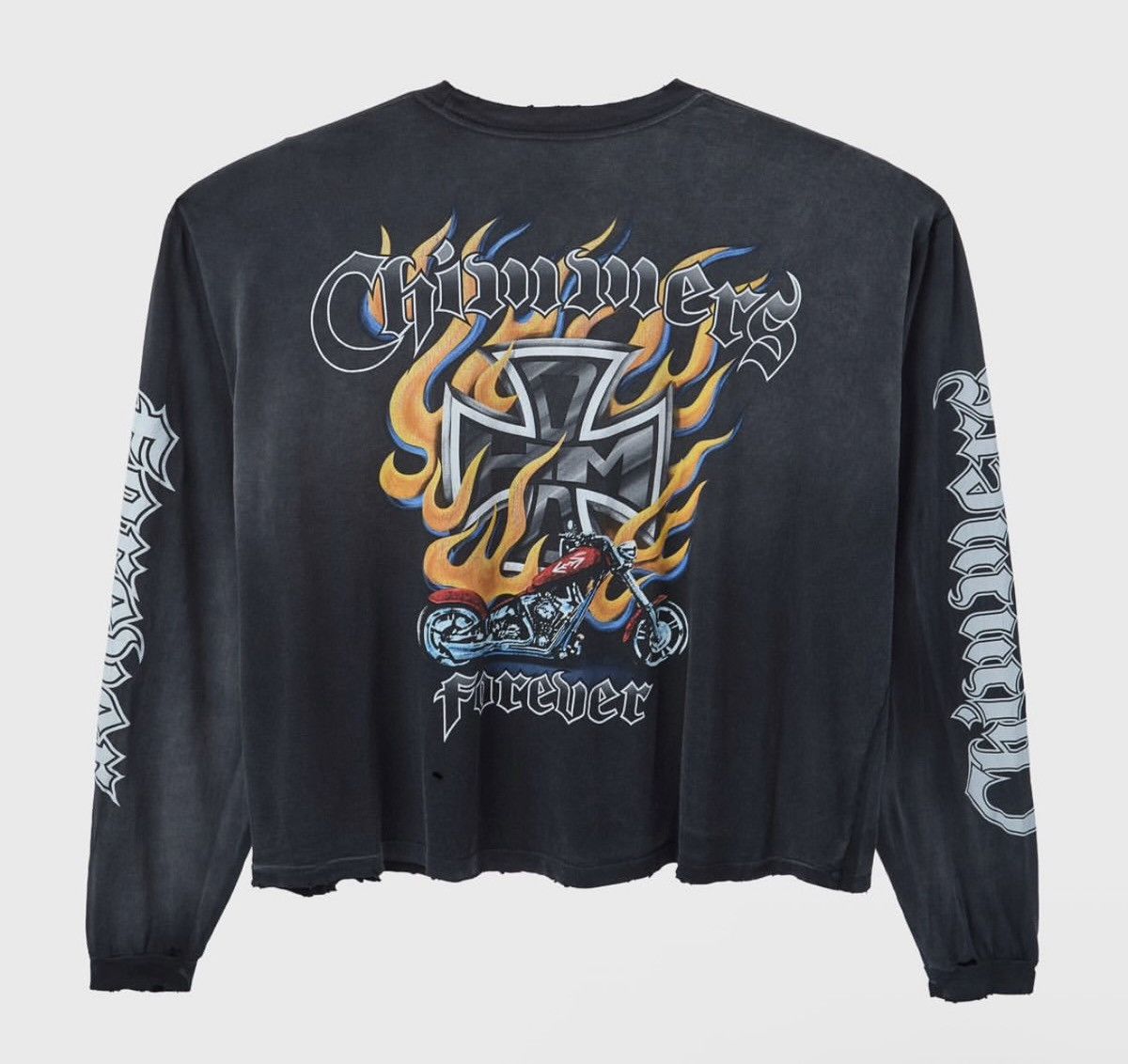 HMDD HMDD Ghost Rider L/S tee Size US XXL / EU 58 / 5 - 2 Thumbnail