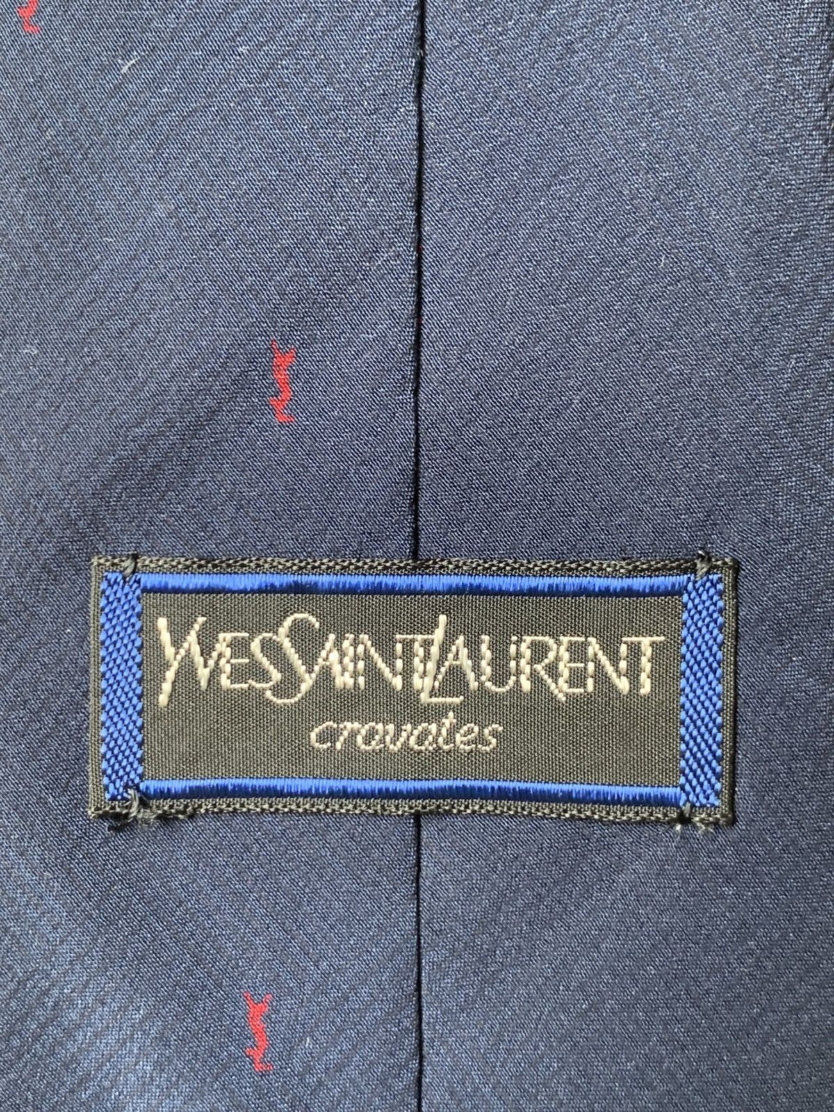 Designer × Vintage × Yves Saint Laurent Rare Design Vintage Yves Saint Laurent Cravates Ties Size ONE SIZE - 4 Thumbnail
