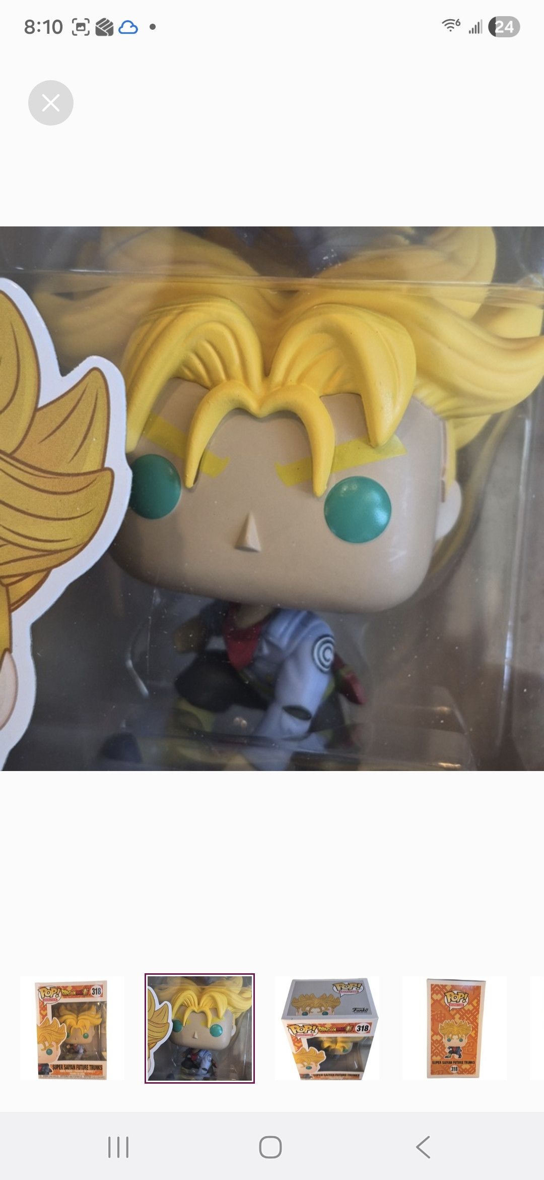 Other Funko × Dragon Ball Z S S FUTURE TRUNKS Vinyl Figure Size ONE SIZE - 2 Thumbnail