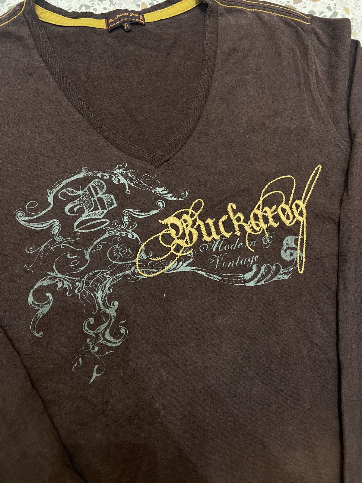 If Six Was Nine × Japanese Brand × Vintage 2000s buckaroo ifsixwasnine style long sleeve Size US L / EU 52-54 / 3 - 3 Thumbnail