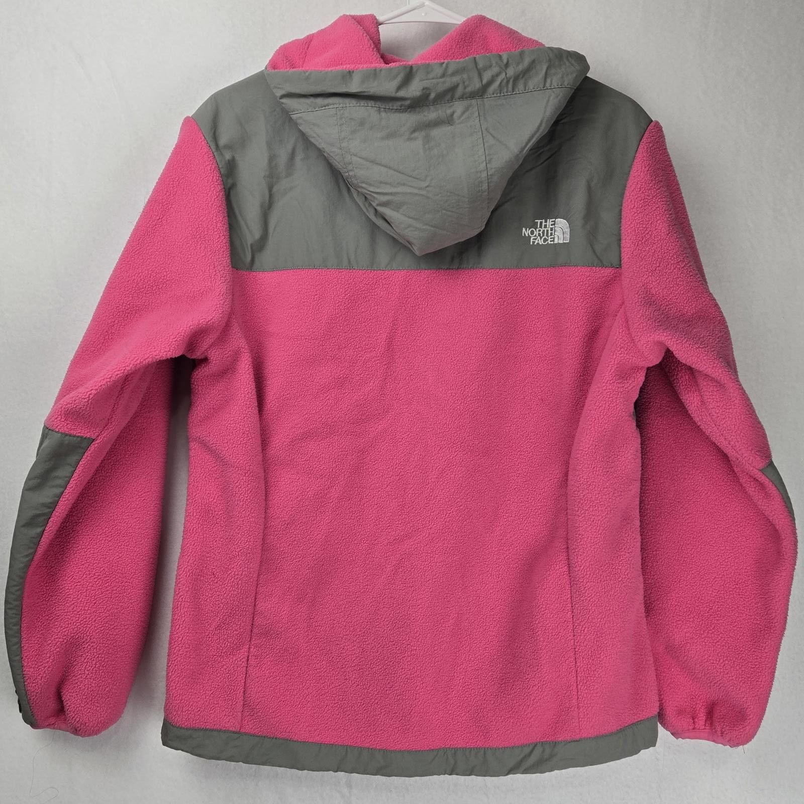 The North Face The North Face Women's Fleece Jacket Pink & Gray Large Size L / US 10 / IT 46 - 2 Thumbnail