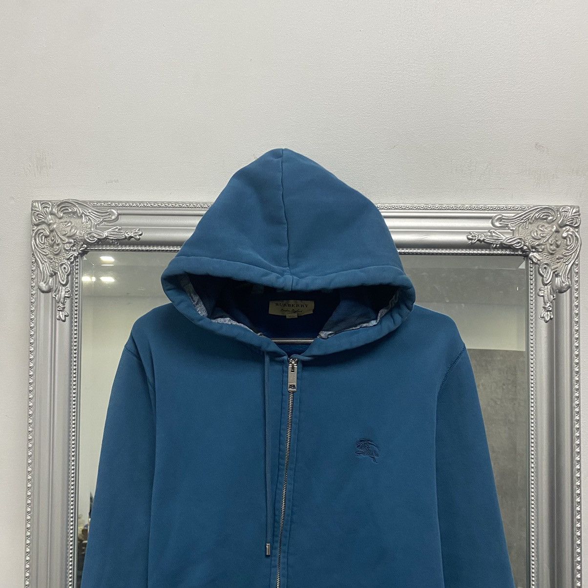 Burberry Burberry Zip Hoodie Vintage Size US L / EU 52-54 / 3 - 2 Thumbnail