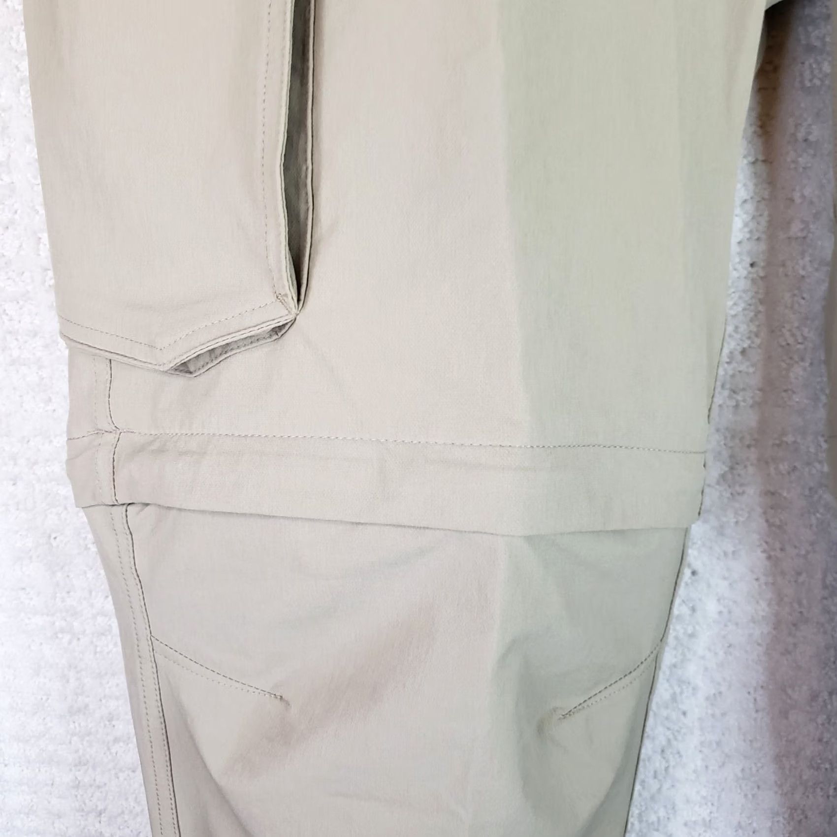 Vintage Stryker Convertible Pants Men 36x34 Khaki Beige Nylon Spandex Fishing Cargo Convertible Pockets Regular Straight 36 Waist Mens Size US 36 / EU 52 - 4 Thumbnail
