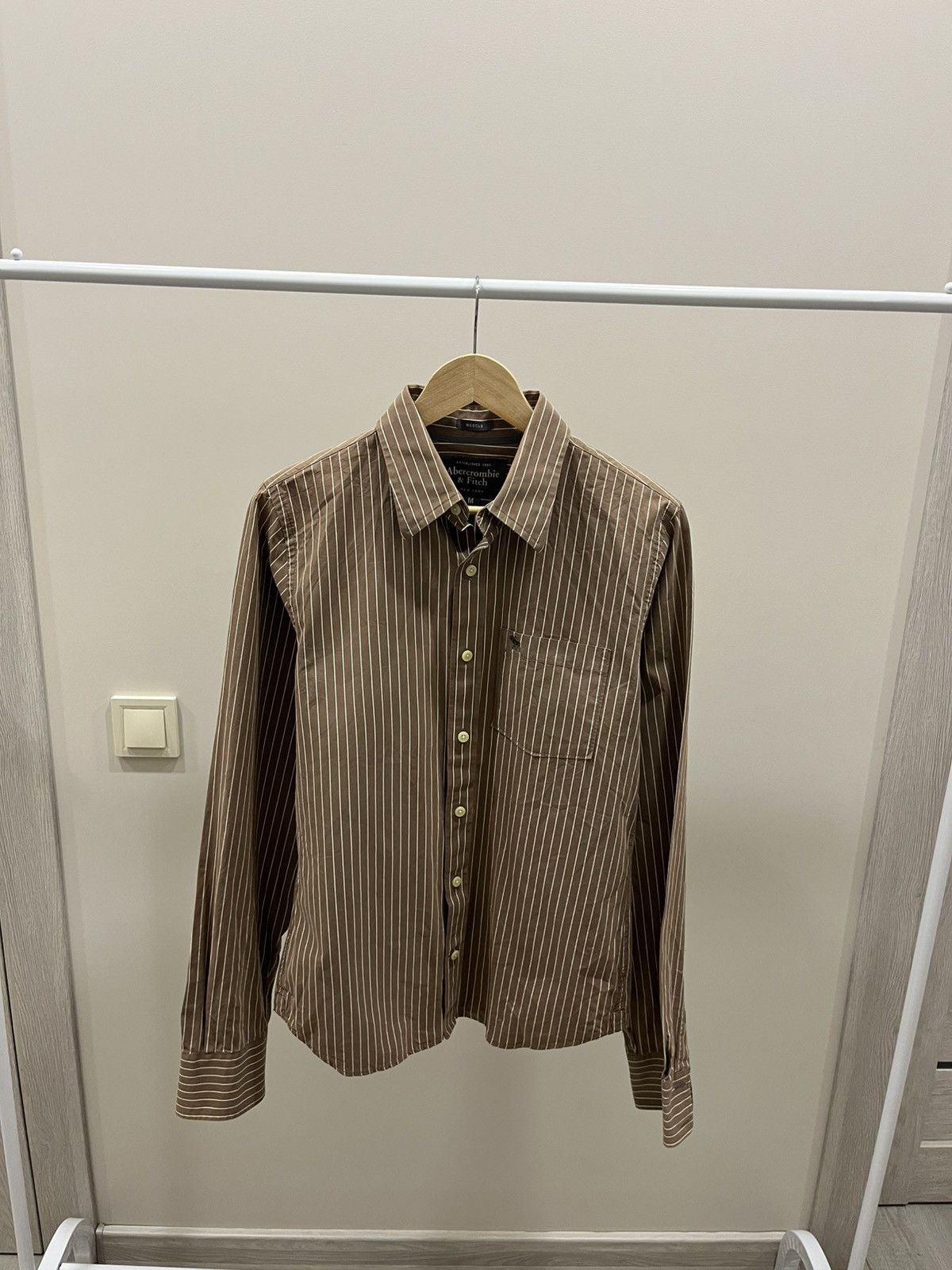 Abercrombie & Fitch Abercrombie & Fitch Y2K Made in USA striped shirt Size US M / EU 48-50 / 2 - 1 Thumbnail