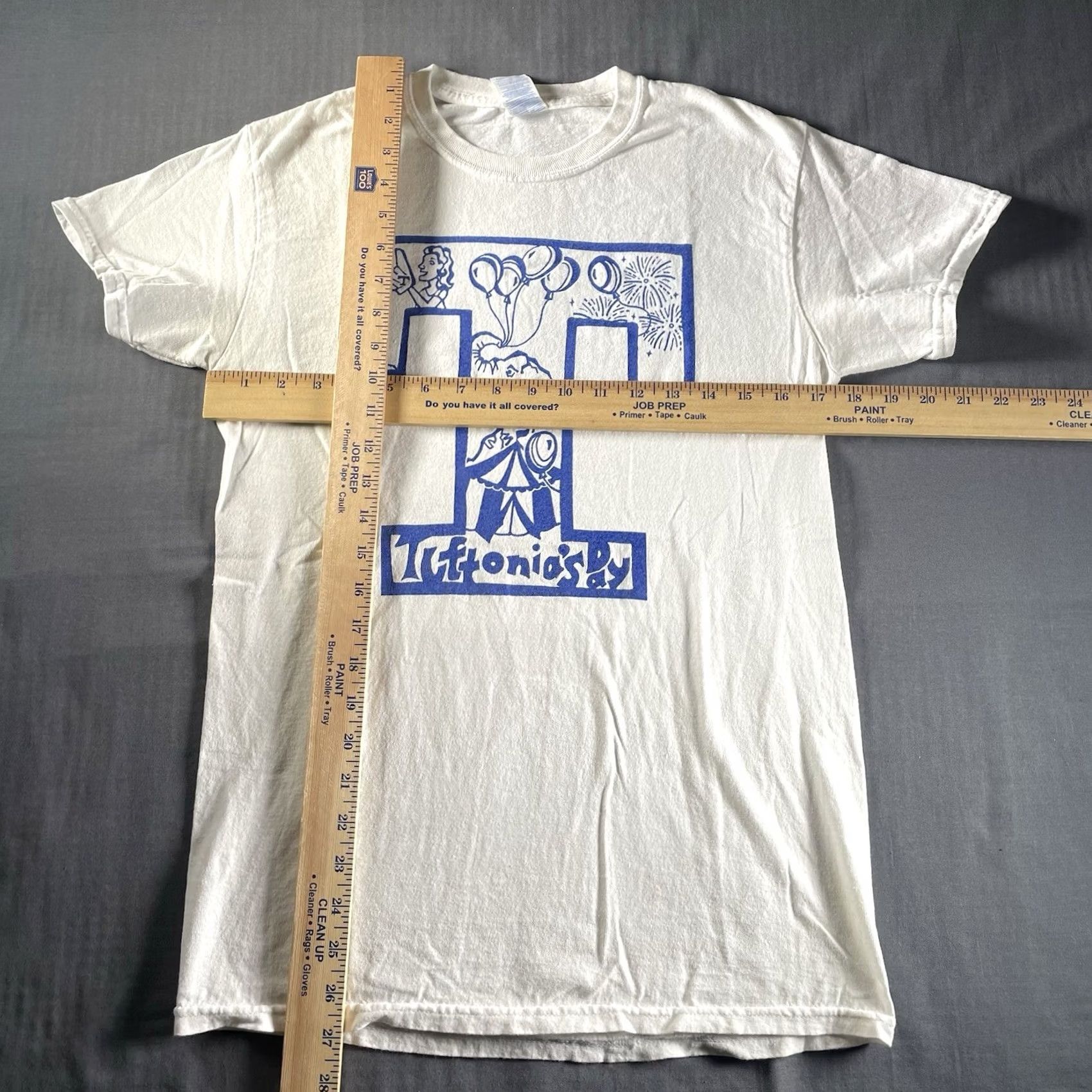 Vintage Tufts University Shirt Men’s Small Tuftonias Day TUSC Elephant Festival Tee White S Mens University Shirt Tee Size US S / EU 44-46 / 1 - 5 Thumbnail