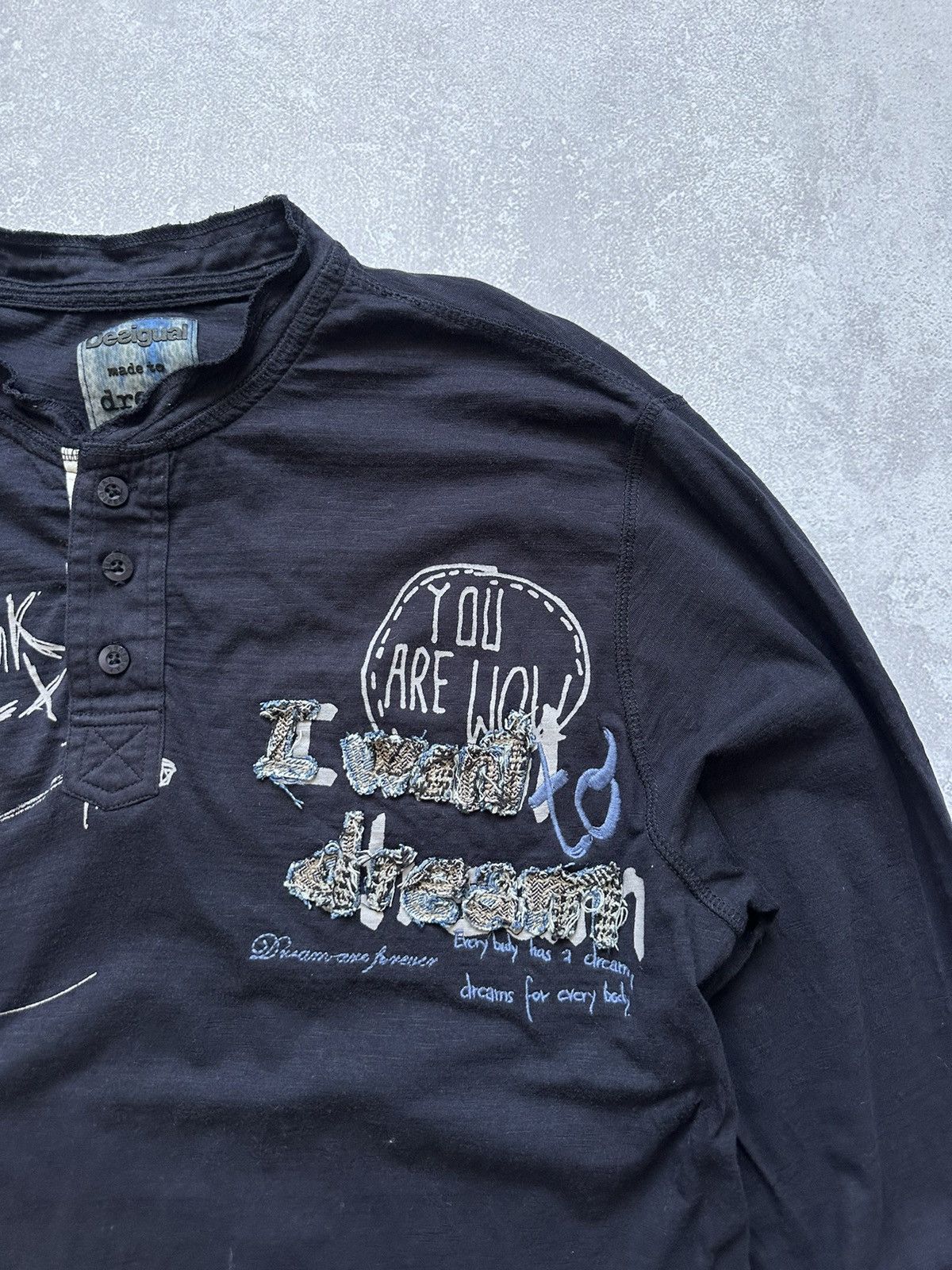 Designer × Japanese Brand Long sleeve t-shirt Desigual XXXL crazy shirts Size US XXL / EU 58 / 5 - 3 Thumbnail