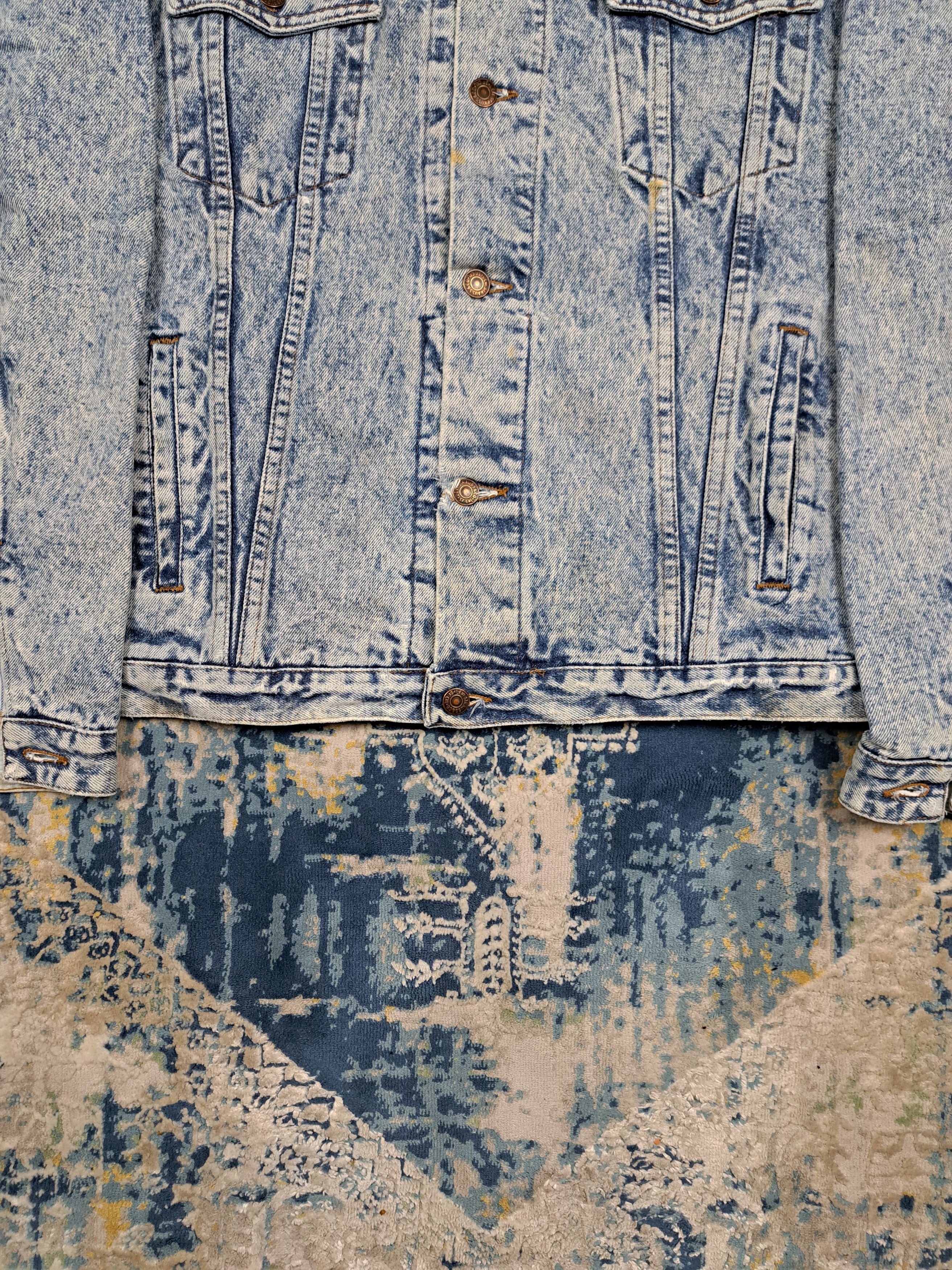 Levi's Vintage 90s Levis Silvertab Acid Wash Denim Jacket Detroit Size US M / EU 48-50 / 2 - 6 Thumbnail
