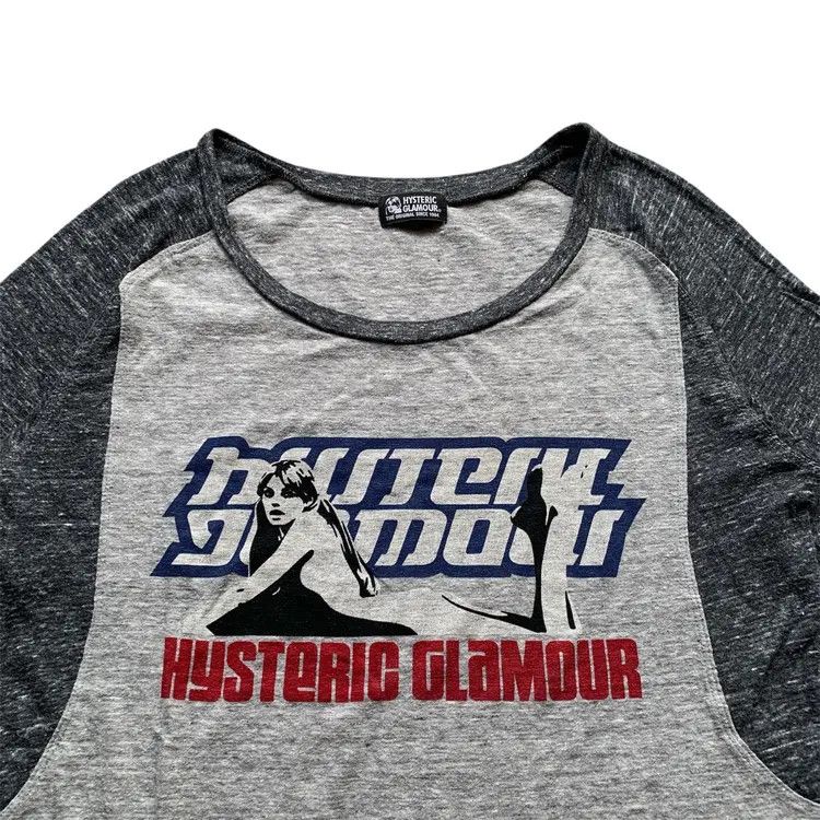 Hysteric Glamour Hysteric Glamour Iconic Woman Logo Raglan Tee Size US M / EU 48-50 / 2 - 2 Thumbnail