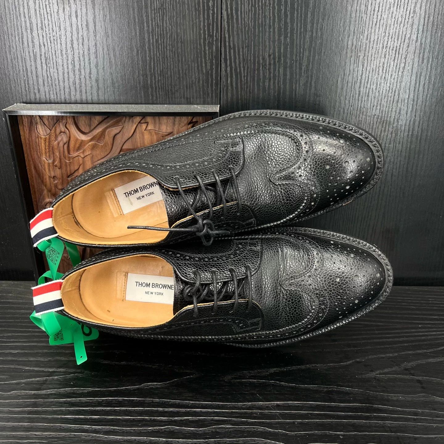 Thom Browne TB Carved Leather Shoes Size 8/42 Size US 9 / EU 42 - 8 Thumbnail