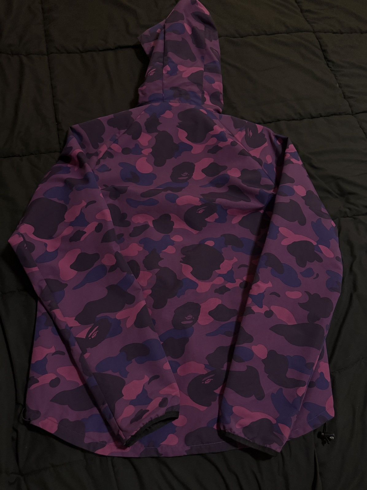 Bape Bape Windbreaker Purple Camo Jacket Size XL Size US XL / EU 56 / 4 - 7 Thumbnail