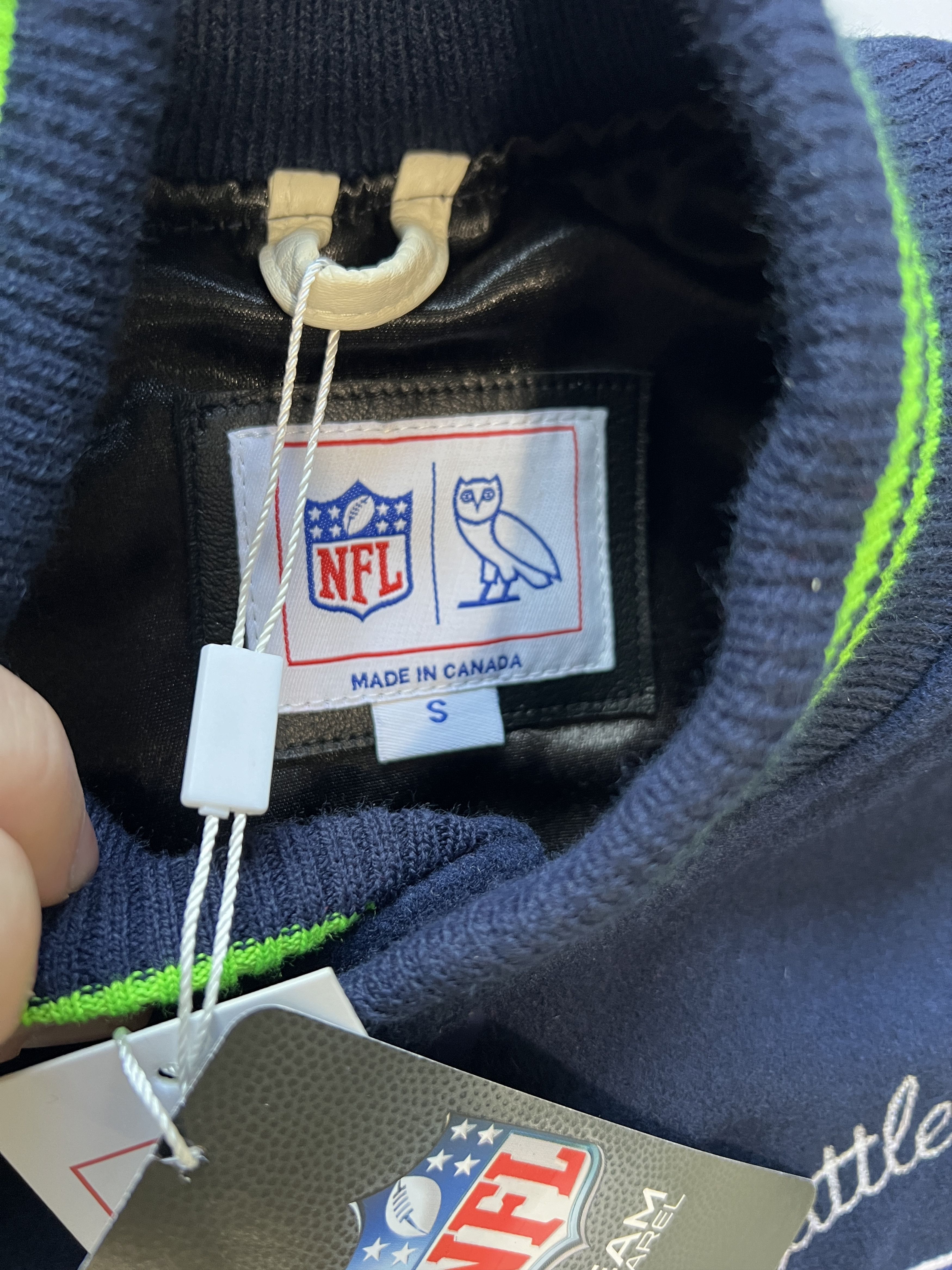 Drake OVO x NFL Seattle Seahawks VARSITY JACKET Size US S / EU 44-46 / 1 - 6 Thumbnail