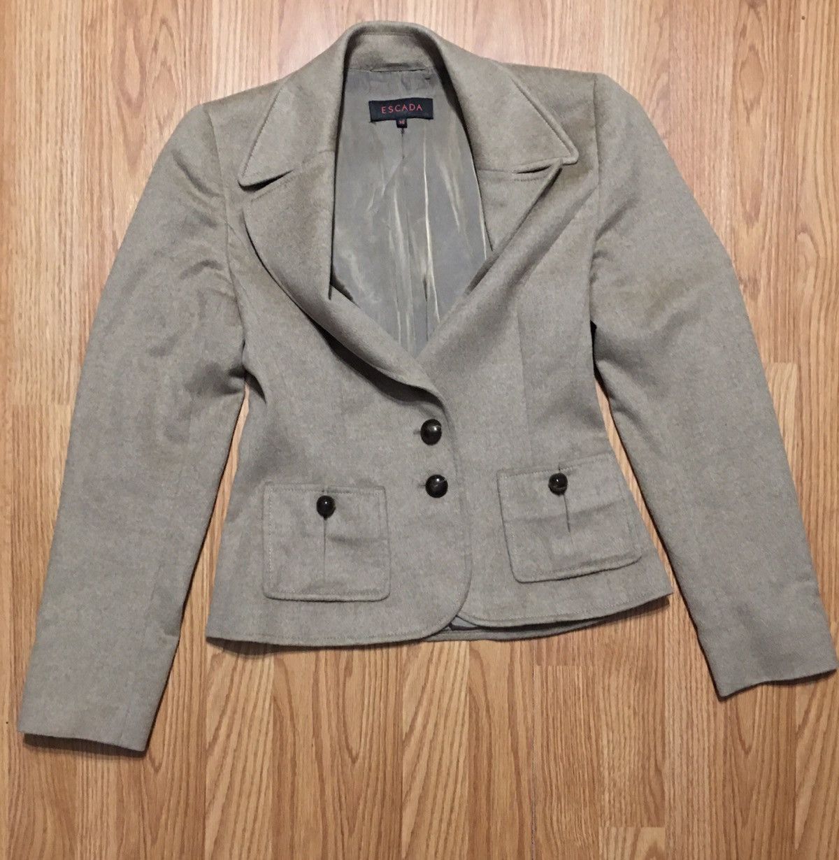 Escada ESCADA Angora Camel Wool Rare Jacket Blazer Size EU 36 Size XS / US 0-2 / IT 36-38 - 6 Thumbnail