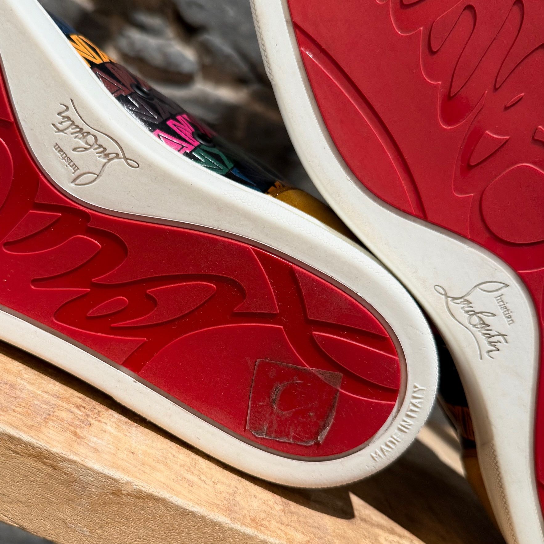 Christian Louboutin Christian Louboutin Logo Louis Junior Spikes Sneakers Size US 10.5 / EU 43-44 - 9 Thumbnail