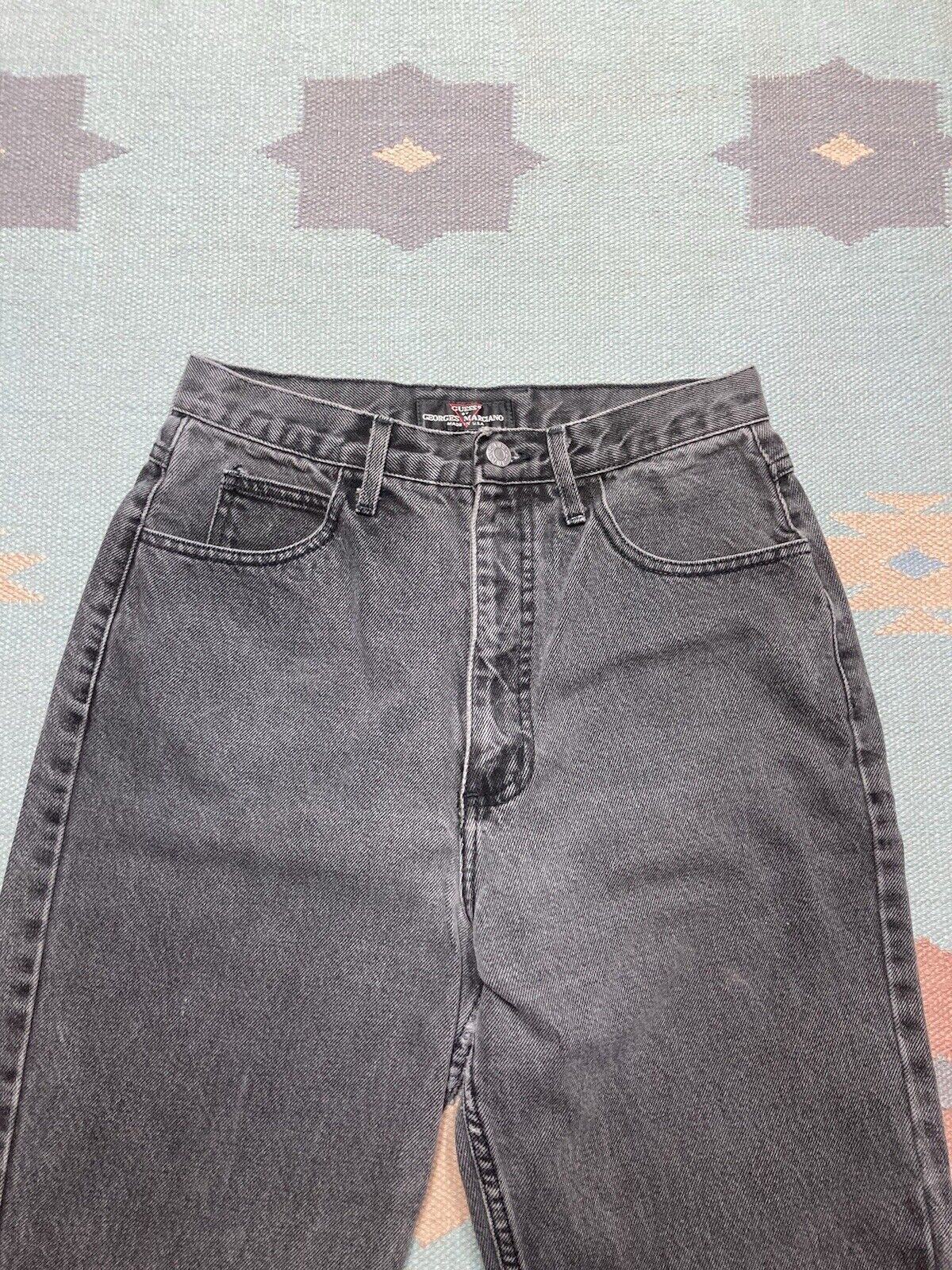 Guess × Vintage VTG guess jeans denim goth grunge tapered skater 28x30 Size 28" / US 6 / IT 42 - 5 Thumbnail