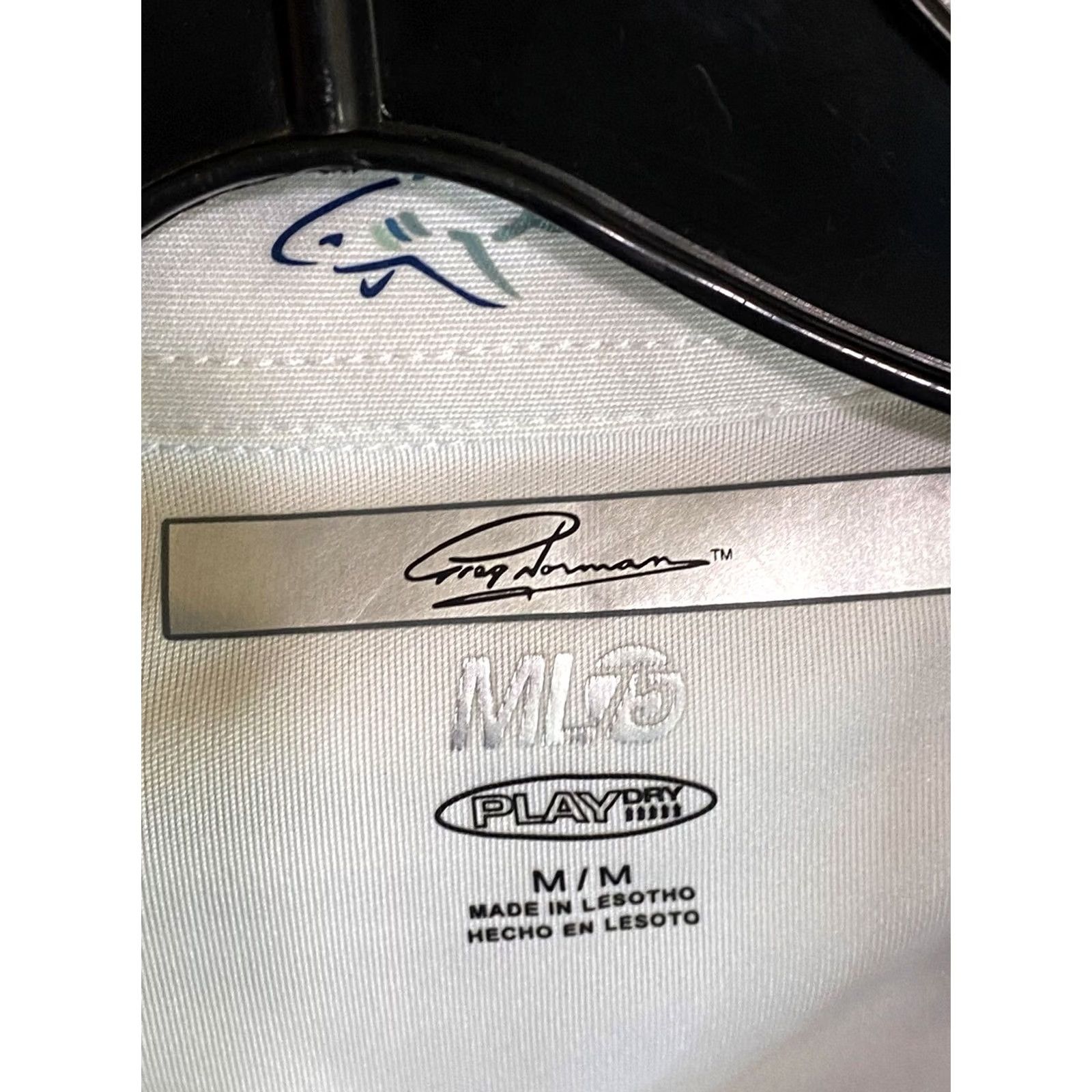 Vintage Greg Norman Gray Stripe Play Dry Poly Golf POLO SHIRT Medium M Size US M / EU 48-50 / 2 - 5 Thumbnail