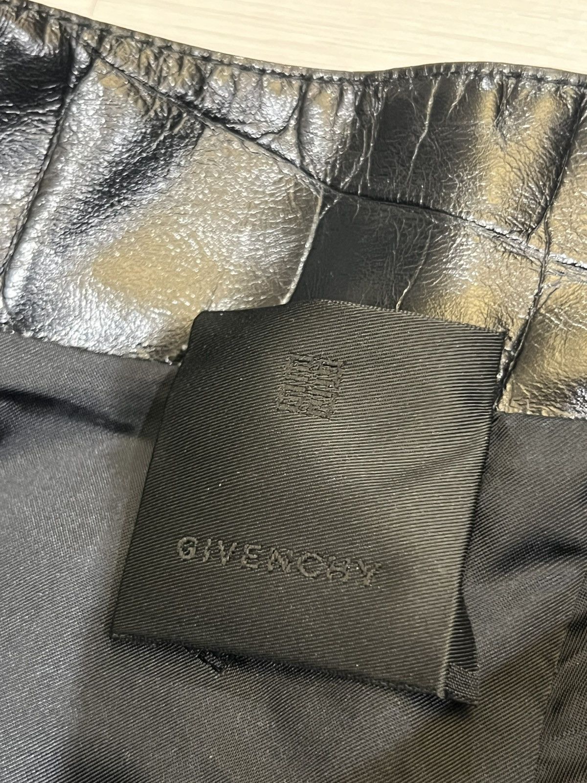 Givenchy Givenchy Croc Embossed Leather Pants Size US 32 / EU 48 - 20 Thumbnail