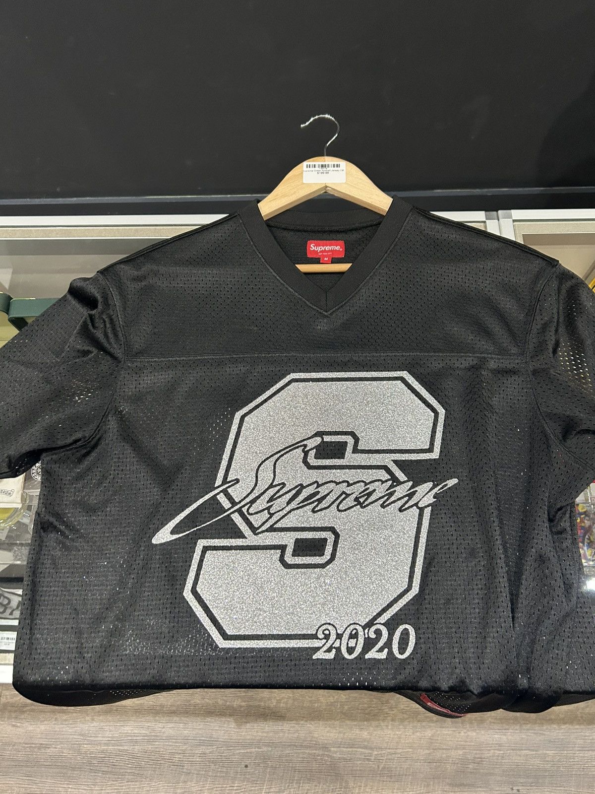 Supreme Supreme Glitter football jersey | Grailed