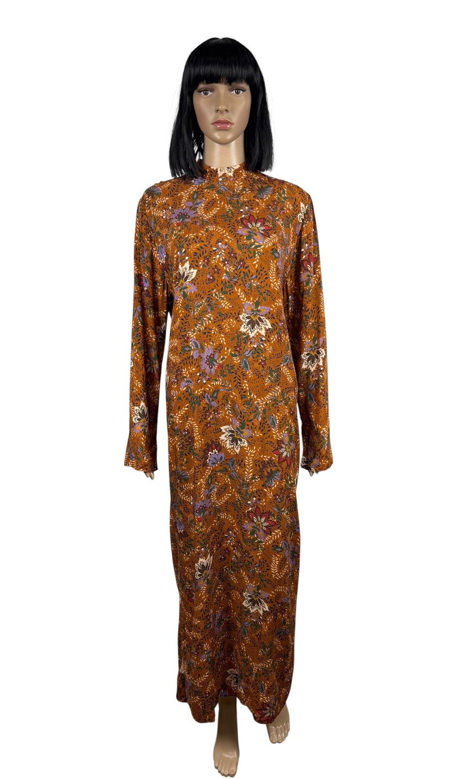 Libertine-Libertine Libertine - Libertine Floral Printed Viscose Maxi Dress XS Size XS / US 0-2 / IT 36-38 - 1 Thumbnail