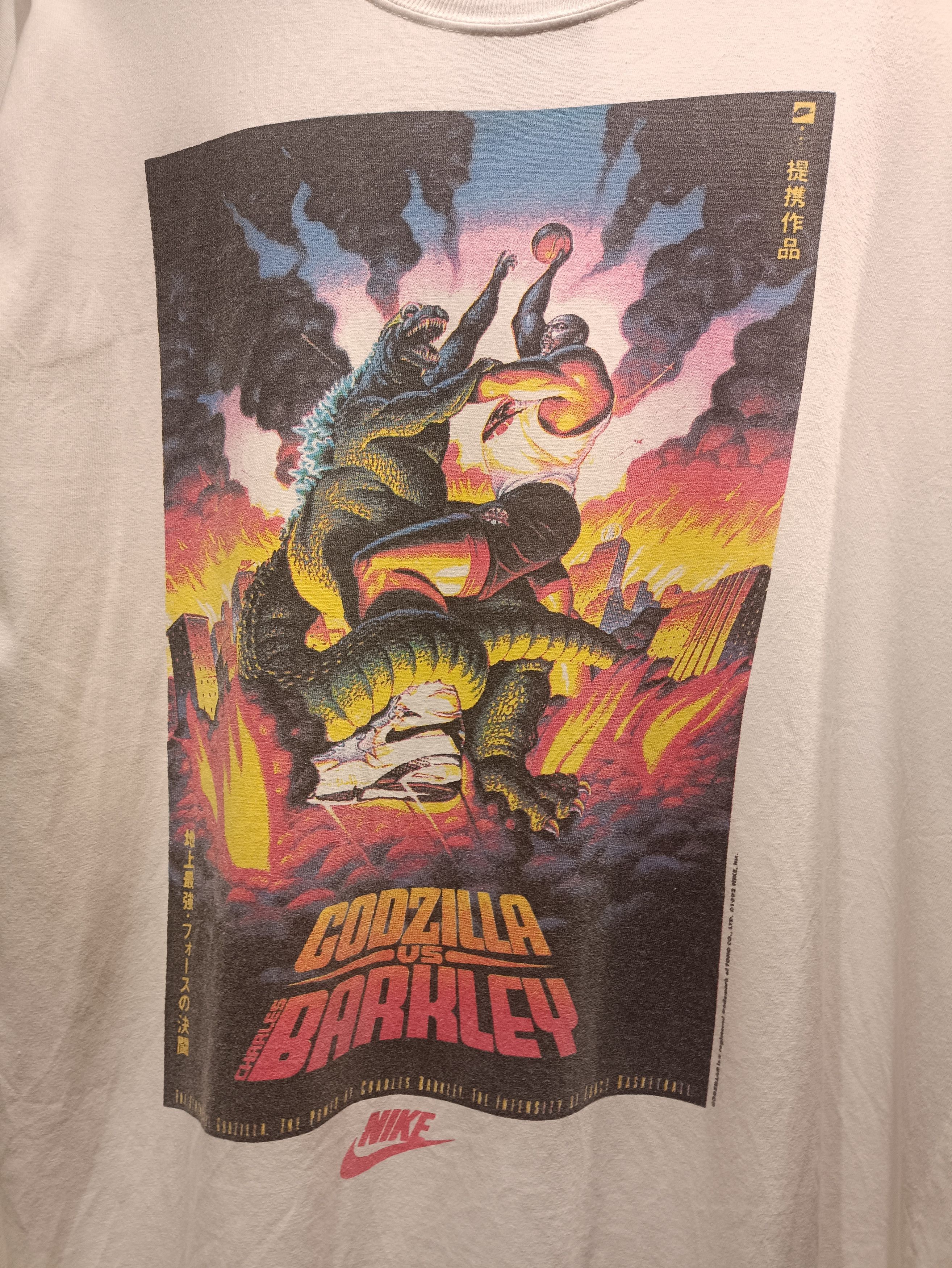 Nike × Vintage vintage 1992 nike Godzilla vs Barkley Size US XL / EU 56 / 4 - 2 Thumbnail