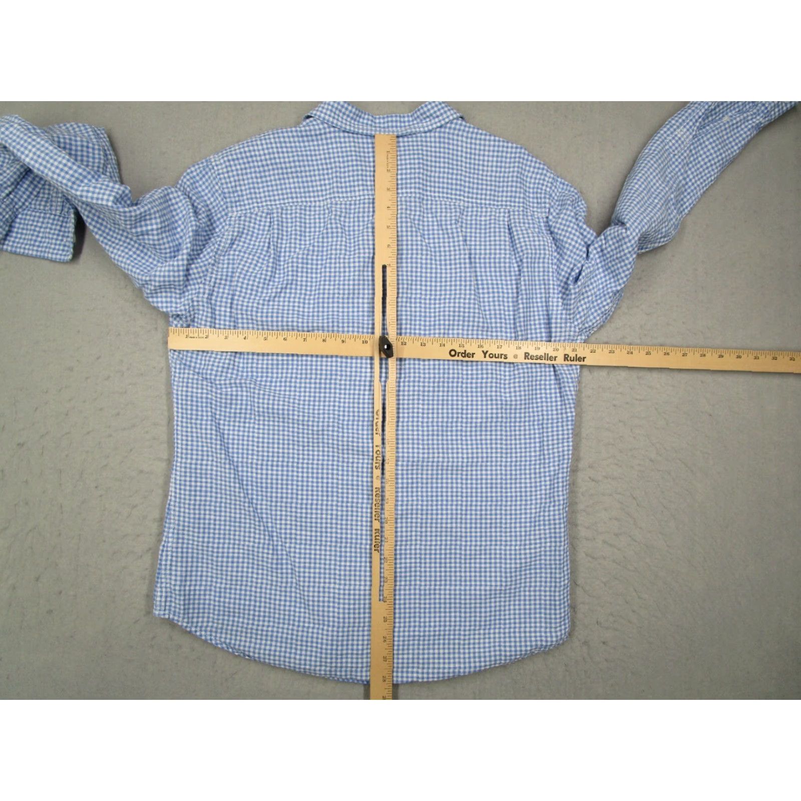 Vintage VINTAGE Georg Roth Los Angeles Men's Shirt Long Sleeve Button-Up Casual Summer Cotton Linen Blue 90s Size US L / EU 52-54 / 3 - 4 Thumbnail