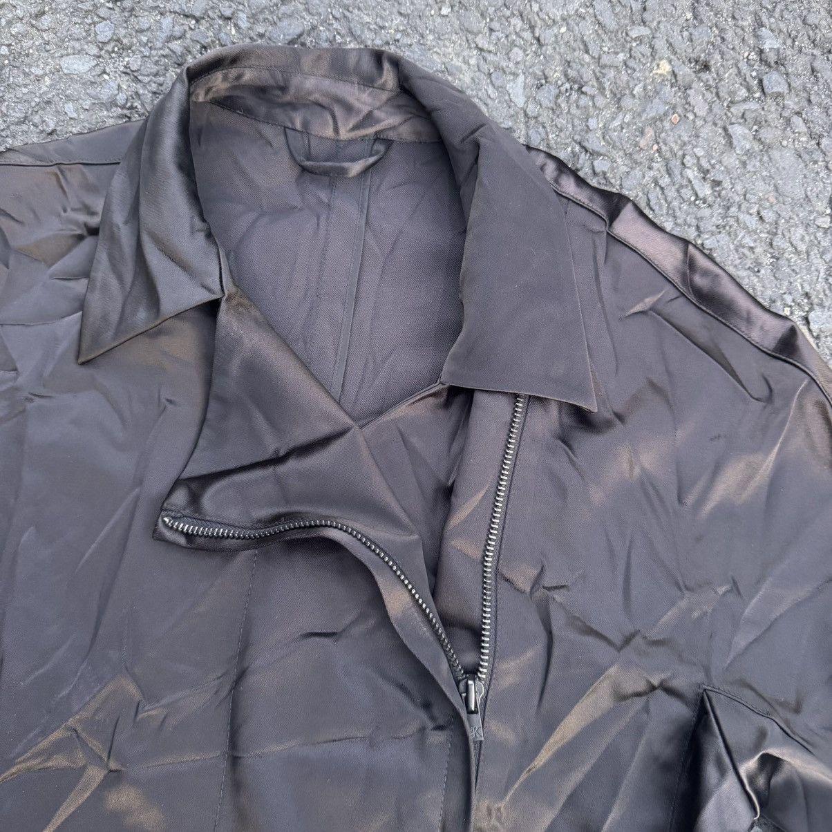 Calvin Klein 2000s calvin klein - vkei style asymetrical jacket Size L / US 10 / IT 46 - 4 Thumbnail