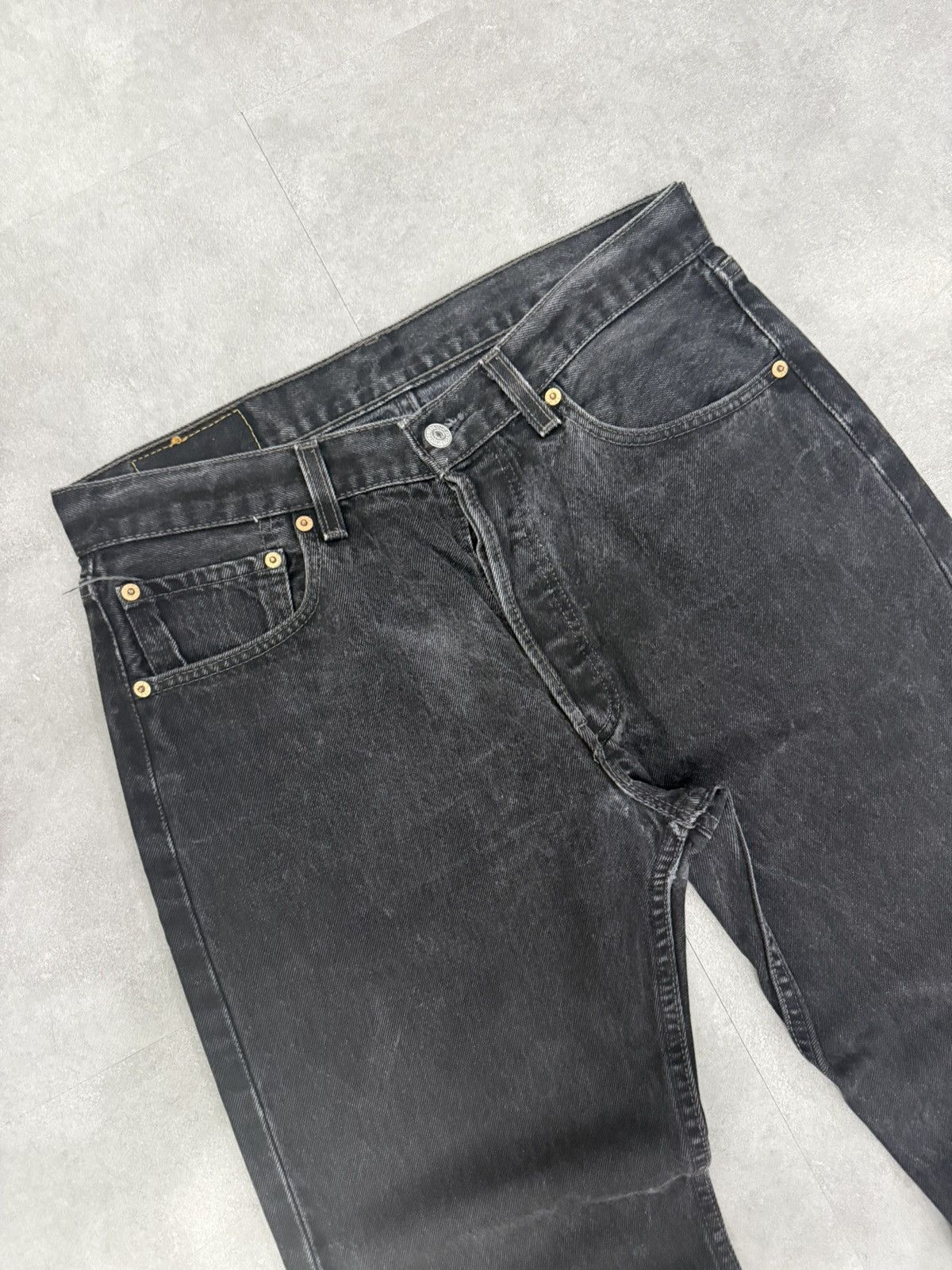 Levi's Vintage Clothing 90’s LEVIS 501 RARE SALVAGE VINTAGE STREETWEAR DENIM PANTS Size US 32 / EU 48 - 9 Thumbnail