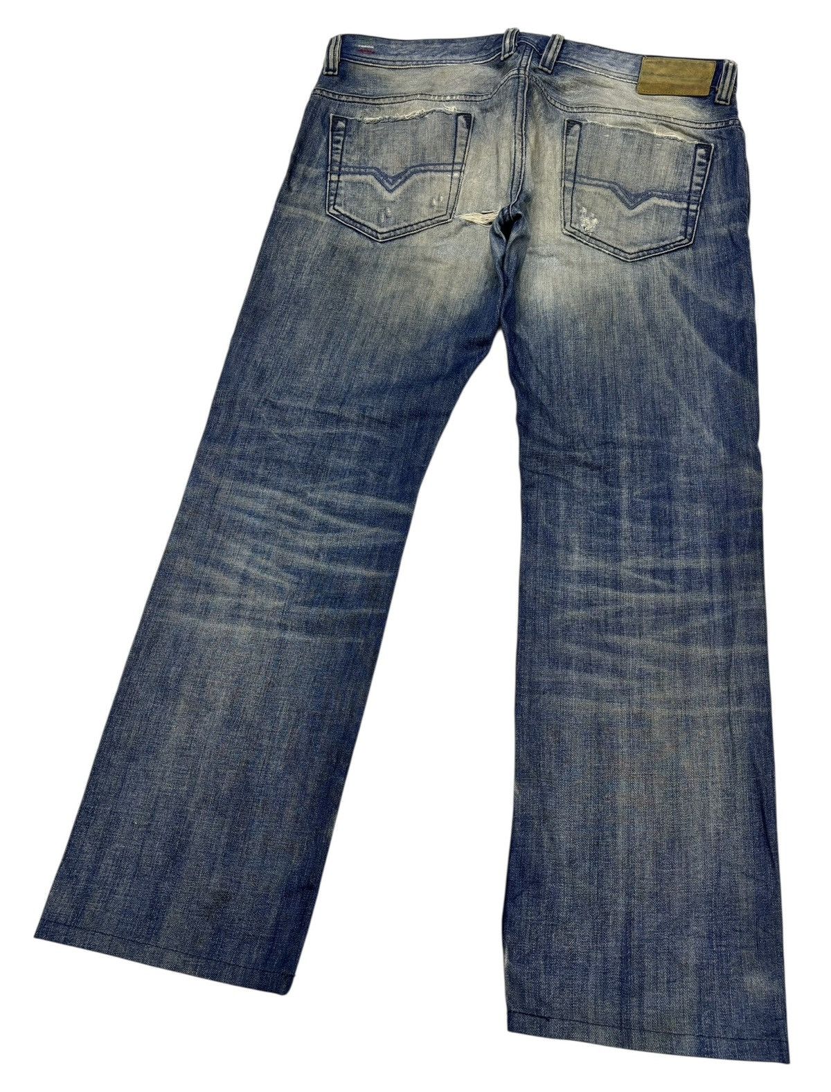 Diesel Diesel Rusty Thrashed Ripped Distressed Denim Jean Size US 36 / EU 52 - 6 Thumbnail