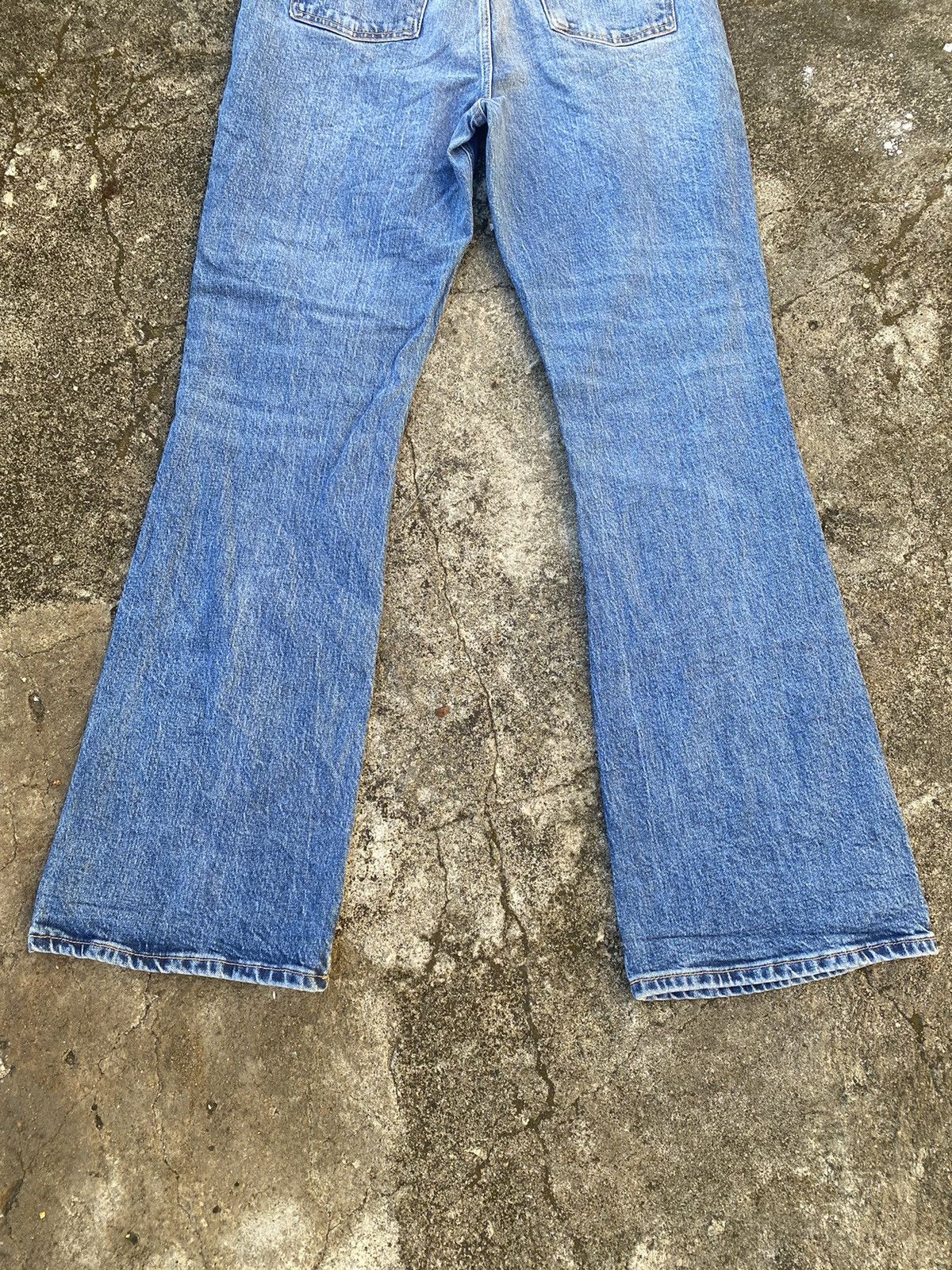 Designer × If Six Was Nine × Vintage We the Free Jeans Made in Turkey Flare Buttonfly Size US 33 - 8 Thumbnail