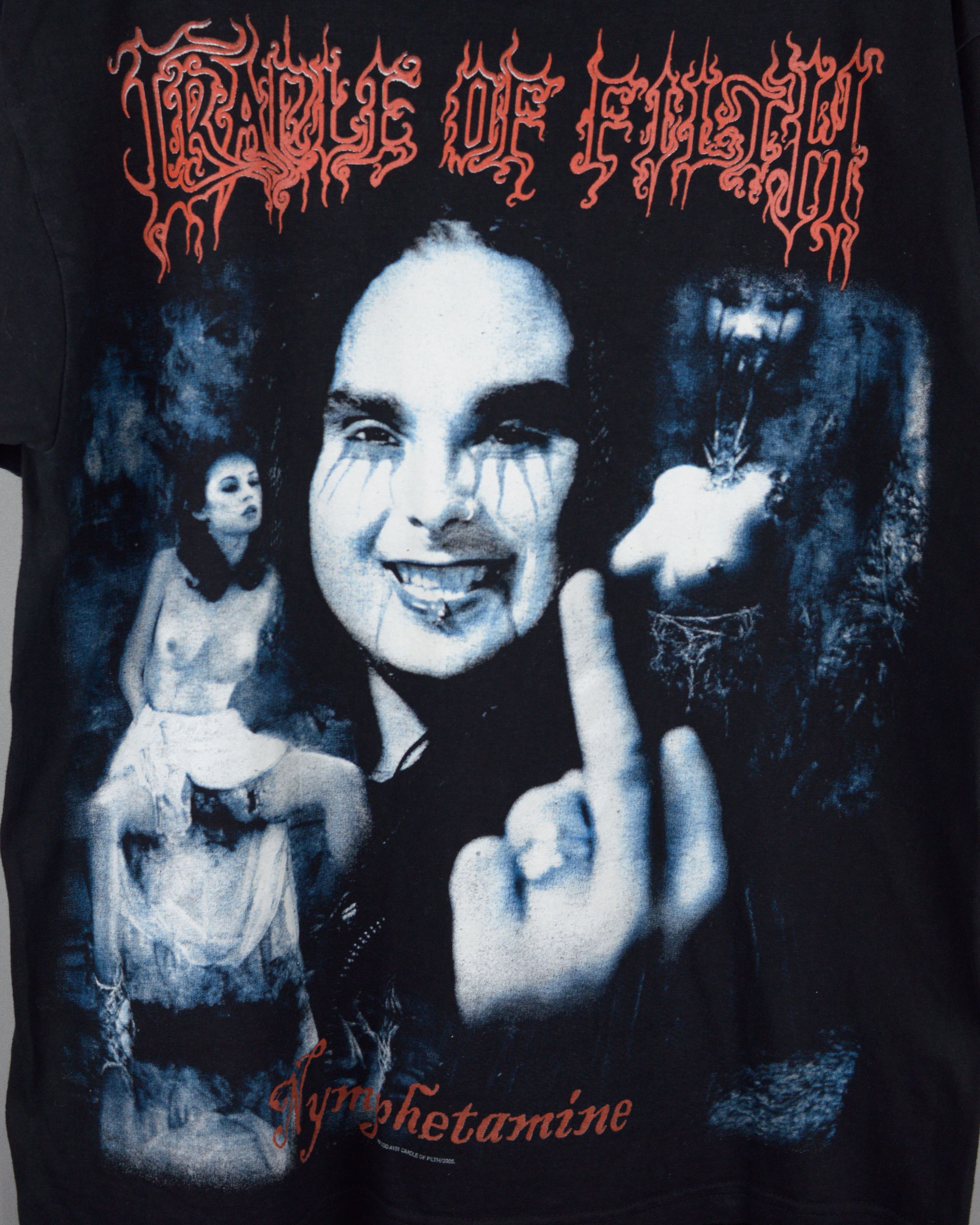 Band Tees × Vintage Vintage Cradle Of Filth Nymphetamine t shirt Size US M / EU 48-50 / 2 - 5 Thumbnail