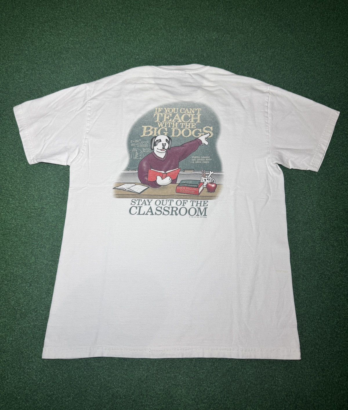 Big Dogs Big Dogs Teach Classroom Vintage 90s M 19.5x27 T Shirt Size US M / EU 48-50 / 2 - 1 Thumbnail