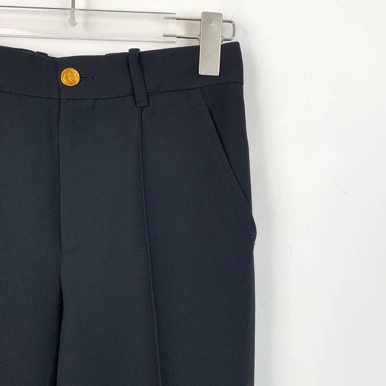 Gucci Gucci Black wool casual suit trousers 2502-Nextarrow Size 36R - 3 Thumbnail
