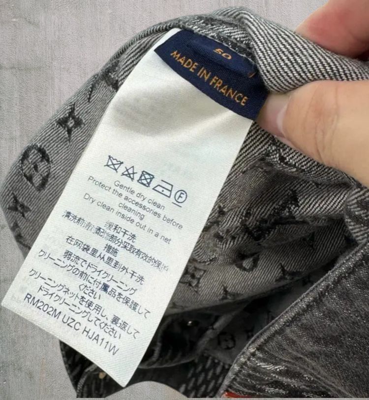 Louis Vuitton × Nigo Monogram Denim Jacket Size US L / EU 52-54 / 3 - 5 Thumbnail