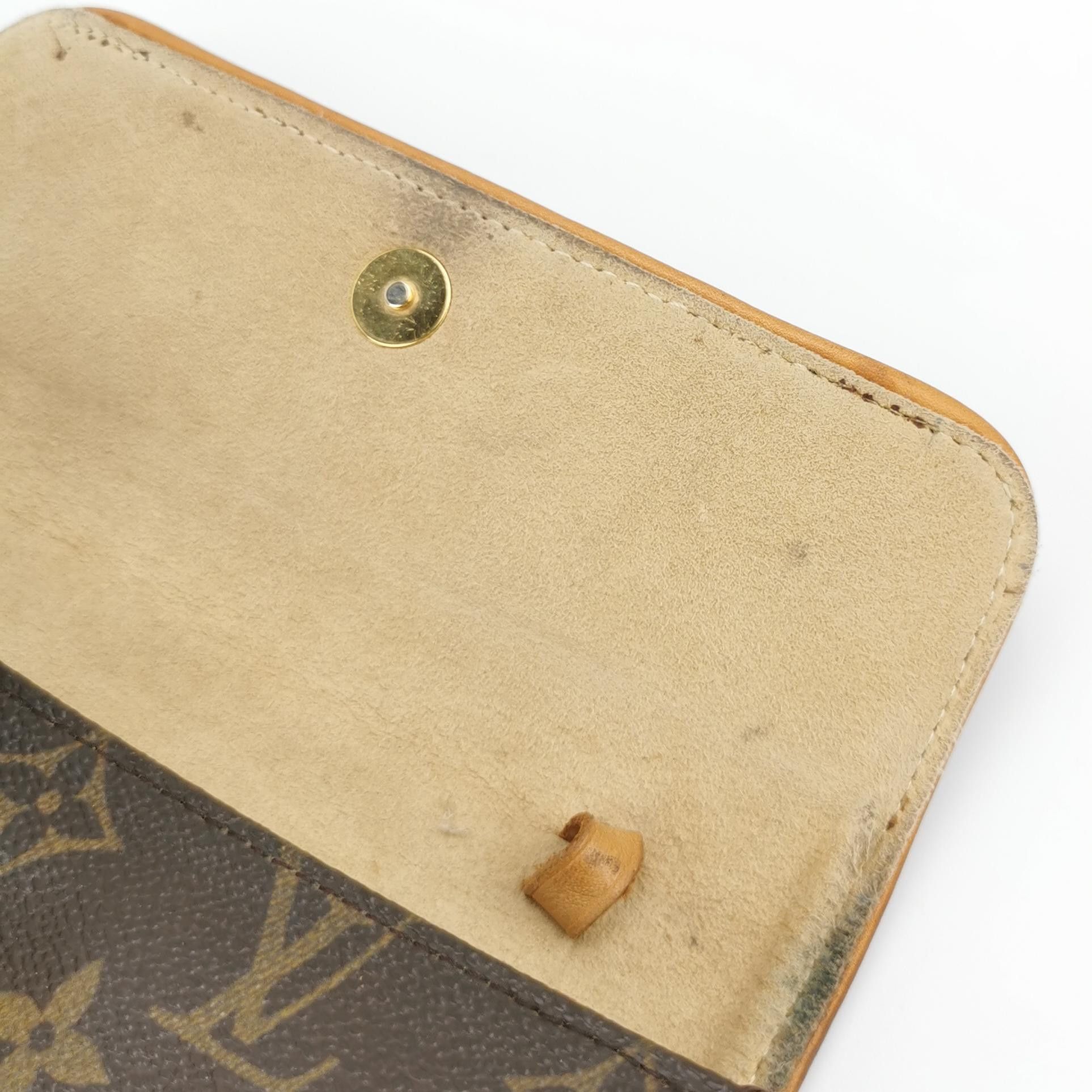 Louis Vuitton Louis Vuitton (LV) Twin Vegetable Tanned Leather Monogram P Size ONE SIZE - 8 Thumbnail